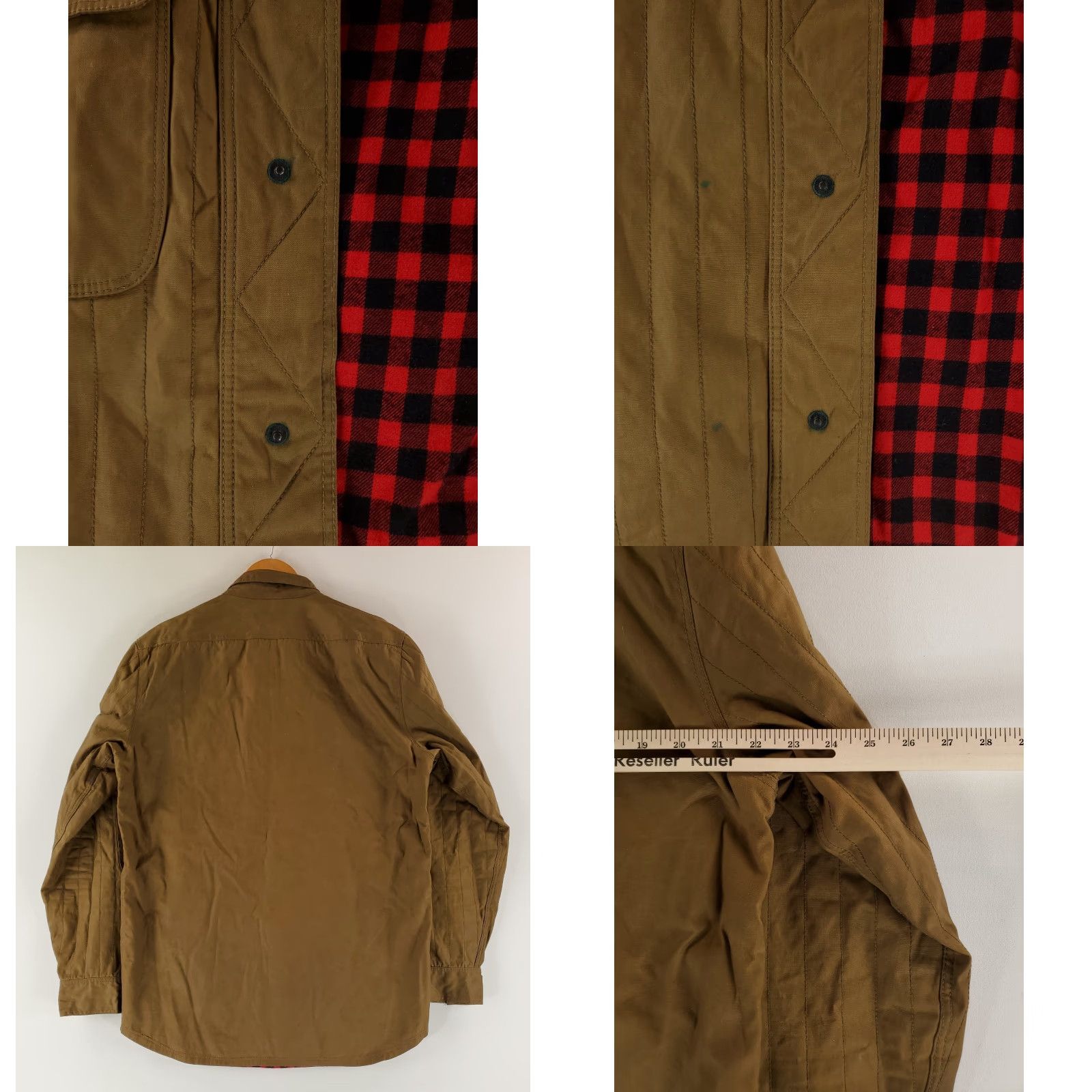 Vans Vans Jacket Tanka Mountain Edition Waxed Canvas Flannel Lined Mens L Brown Canvas Chore 90s? Mens Size US L / EU 52-54 / 3 - 8 Thumbnail