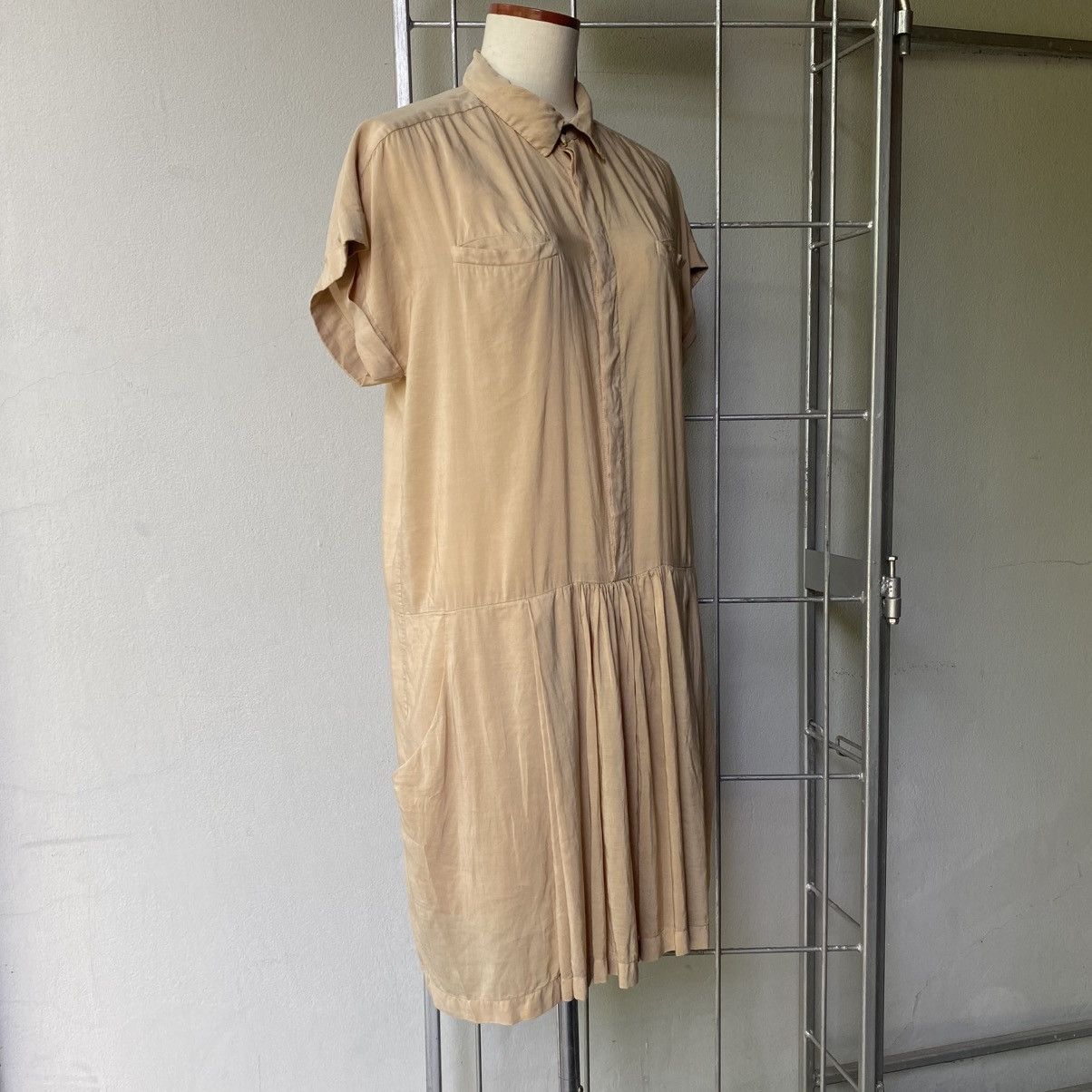 Zucca ZUCCA Yellow Button-Front Dress with Pockets Size M / US 6-8 / IT 42-44 - 8 Thumbnail