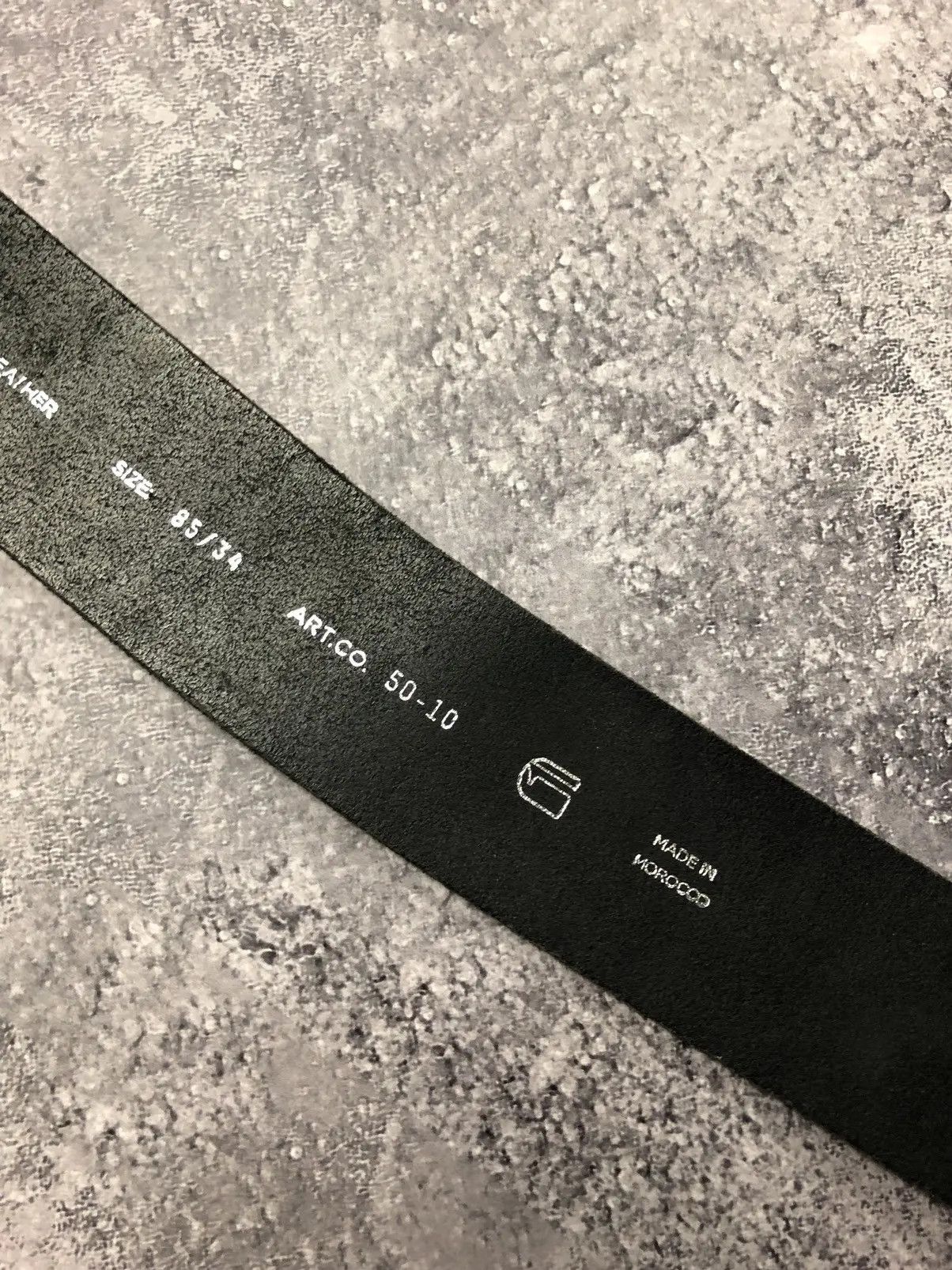 G-Star G-STAR-RAW Black Leather Hype Belt Buckle Logo Streetwear Size ONE SIZE - 8 Thumbnail