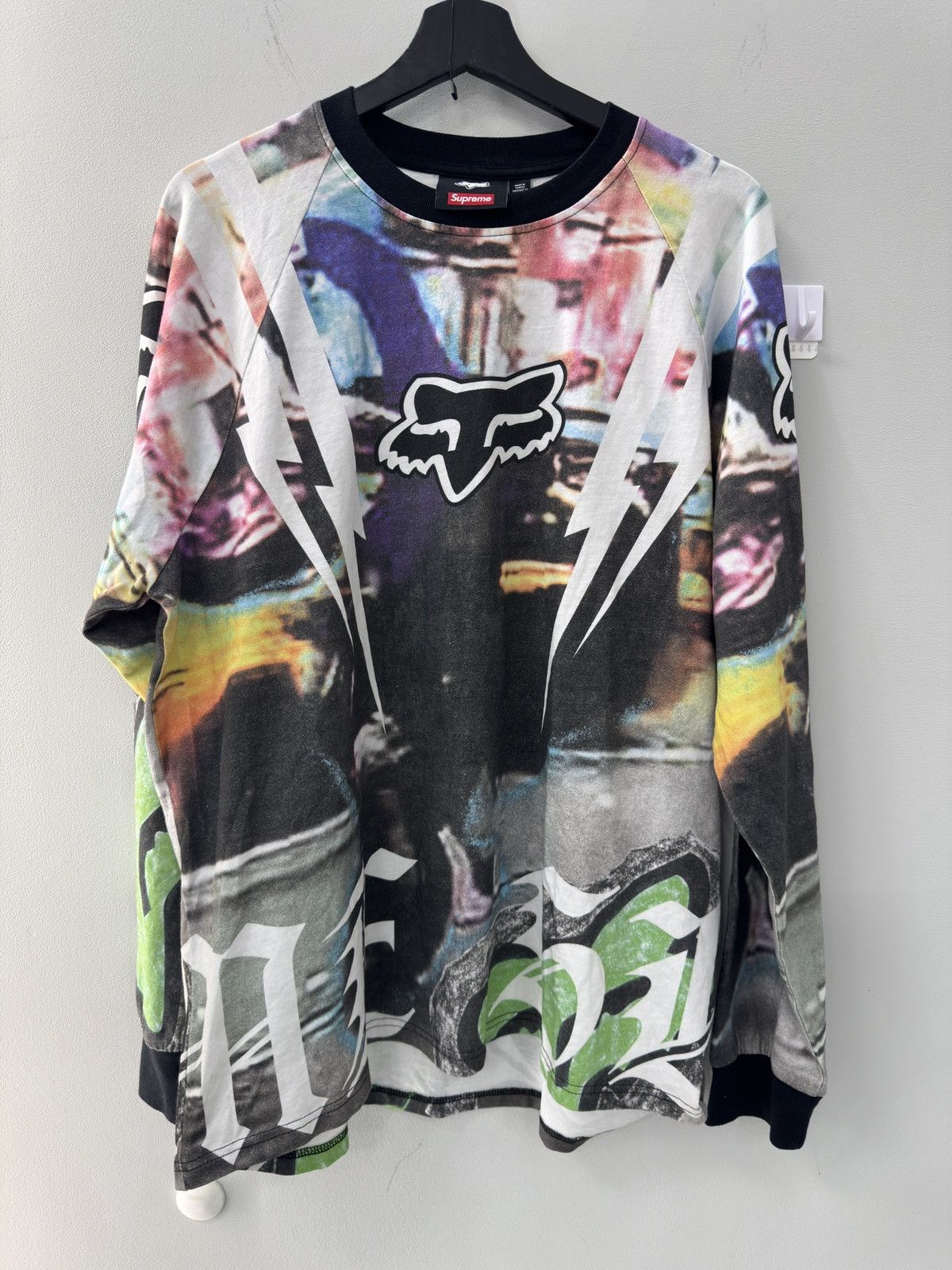 Fox Racing × Supreme Supreme Fox Racing Graphic Long Sleeve Shirt Size US M / EU 48-50 / 2 - 1 Thumbnail