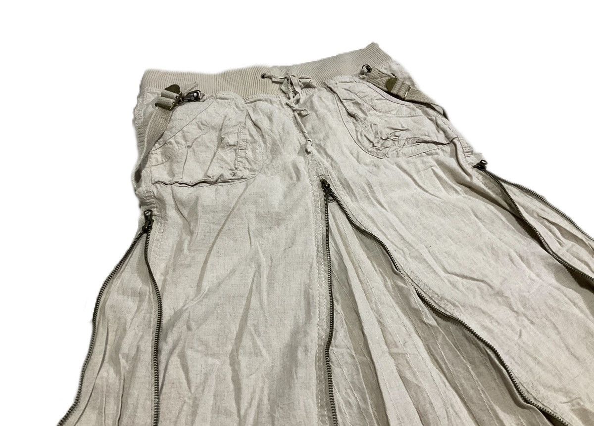 If Six Was Nine × Japanese Brand × Le Grande Bleu (L.G.B.) 🔥Y2K Archived G.O.A Flare Cargo Skirt Suspender Multi Zipper Size 30" / US 8 / IT 44 - 2 Thumbnail