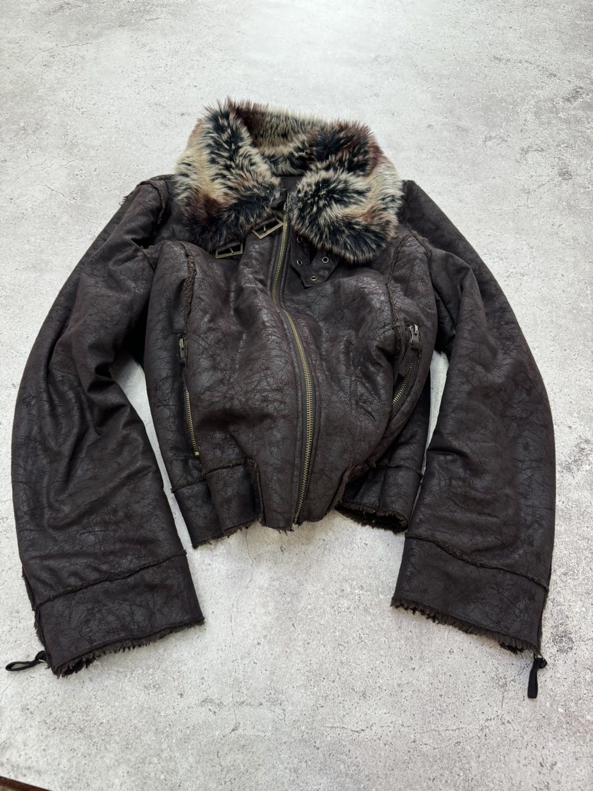 Rick Owens Vintage Faded Suede/Fur Jacket Size US M / EU 48-50 / 2 - 3 Thumbnail