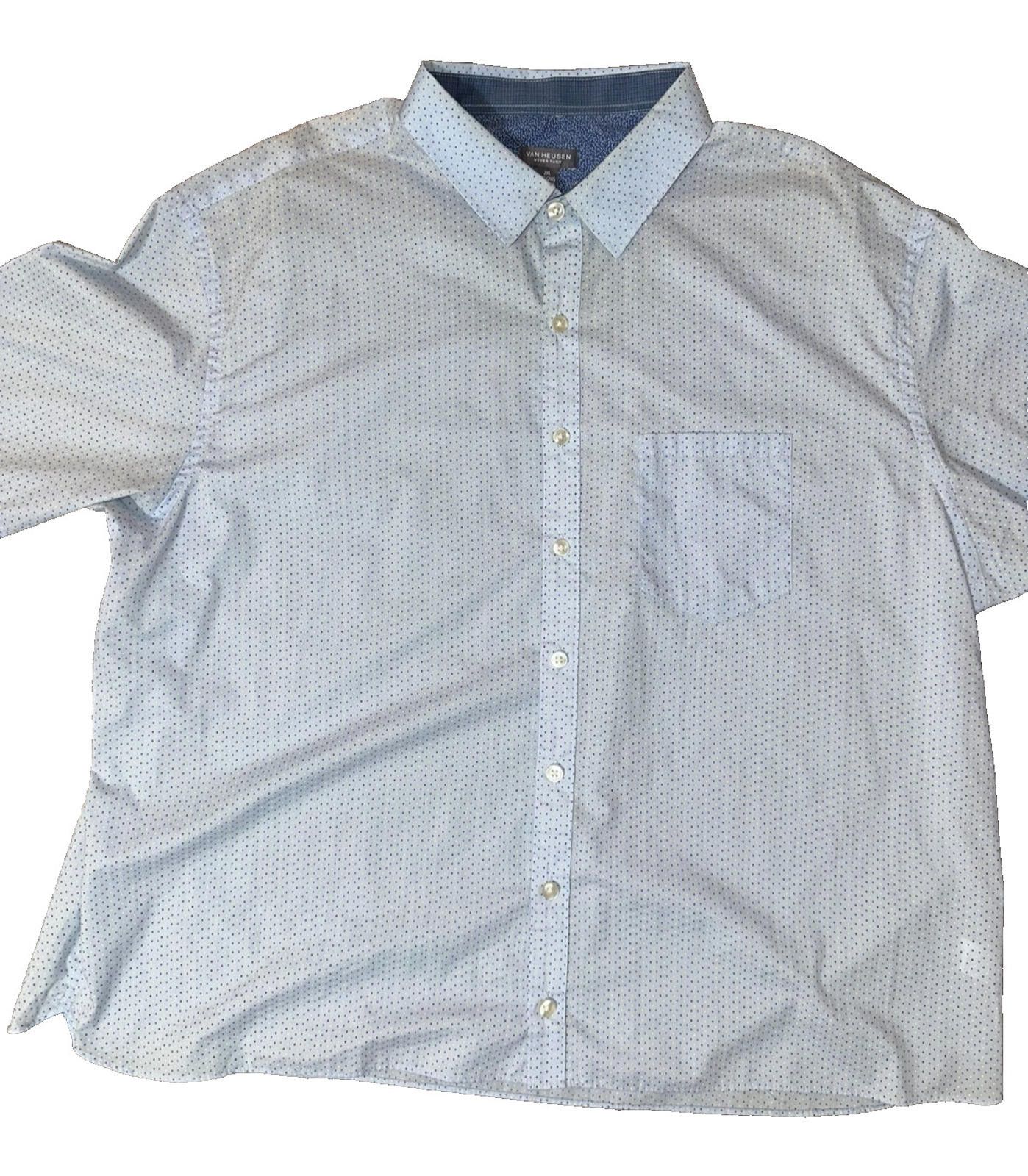 Van Heusen Mens Van Heusen XXL Dress Shirt Classic Fitl Size XXL / US 16-18 / IT 52-54 - 1 Thumbnail