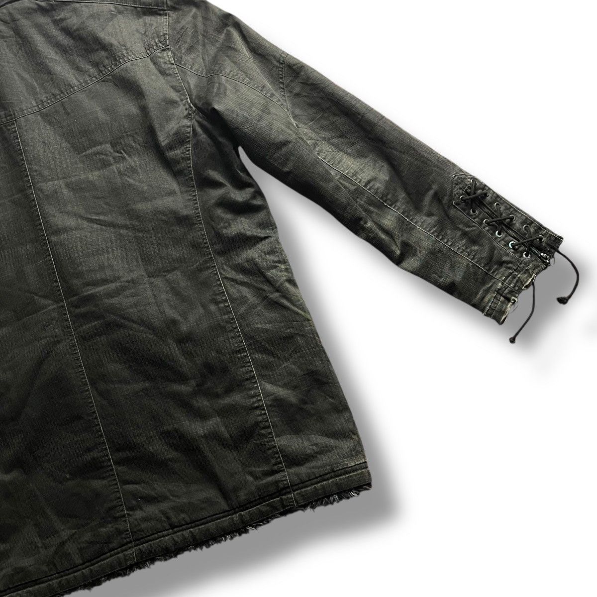 If Six Was Nine 🇯🇵 CREATE BAREFOOT SHERPA FUR HOODIE DENIM PARKA JACKET Size US XL / EU 56 / 4 - 8 Thumbnail