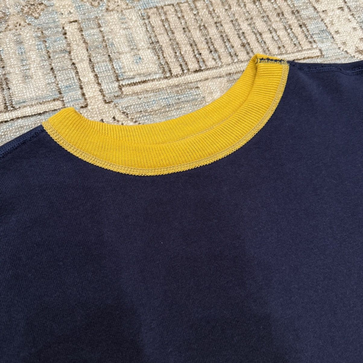 Warehouse & Co. John Gluckow Navy/Yellow Crewneck Size US L / EU 52-54 / 3 - 3 Thumbnail