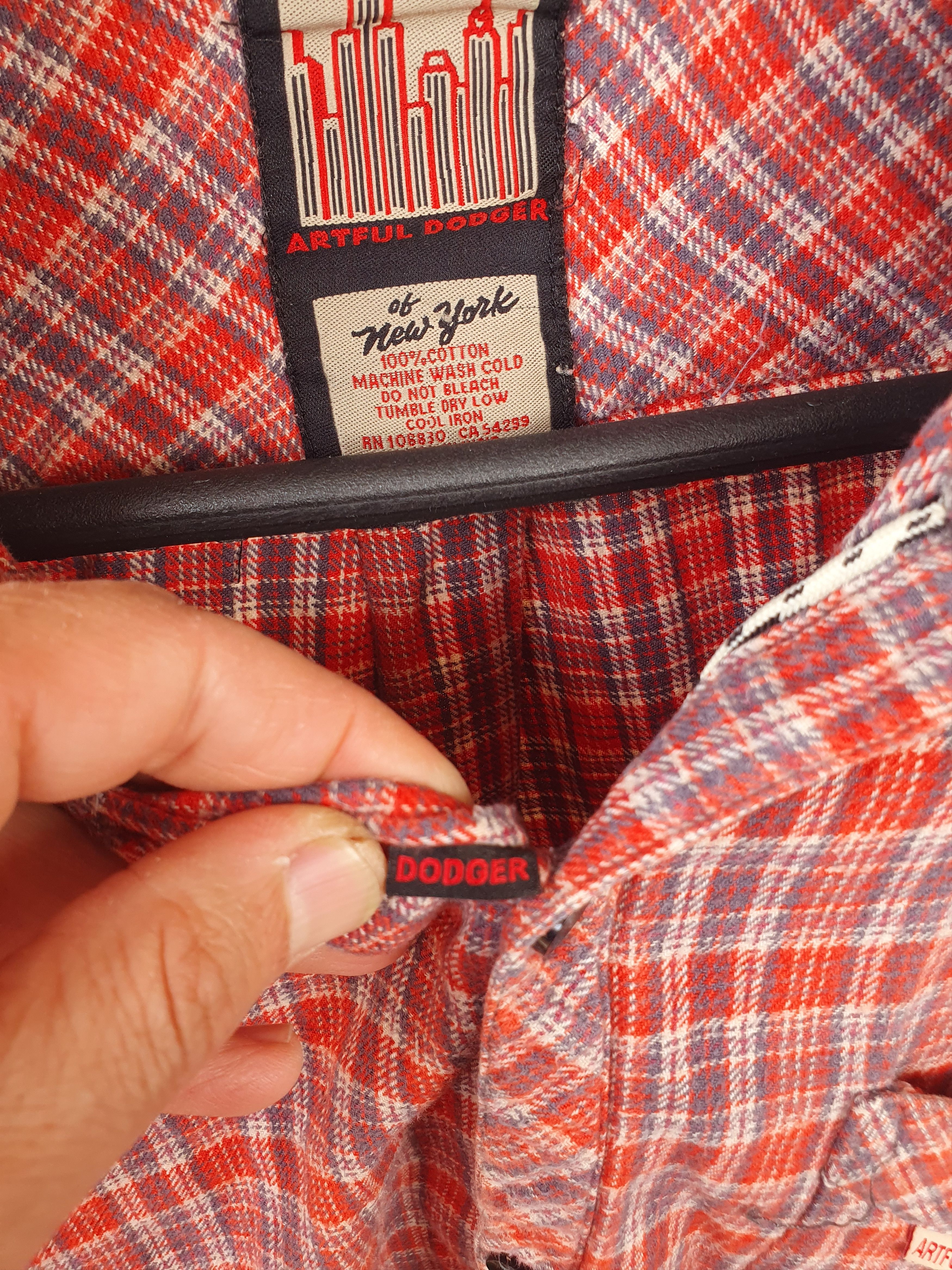 Artful Dodger Artful Dodger of New York Plaid Flannel Button Up shirt szXL Size US XL / EU 56 / 4 - 3 Thumbnail