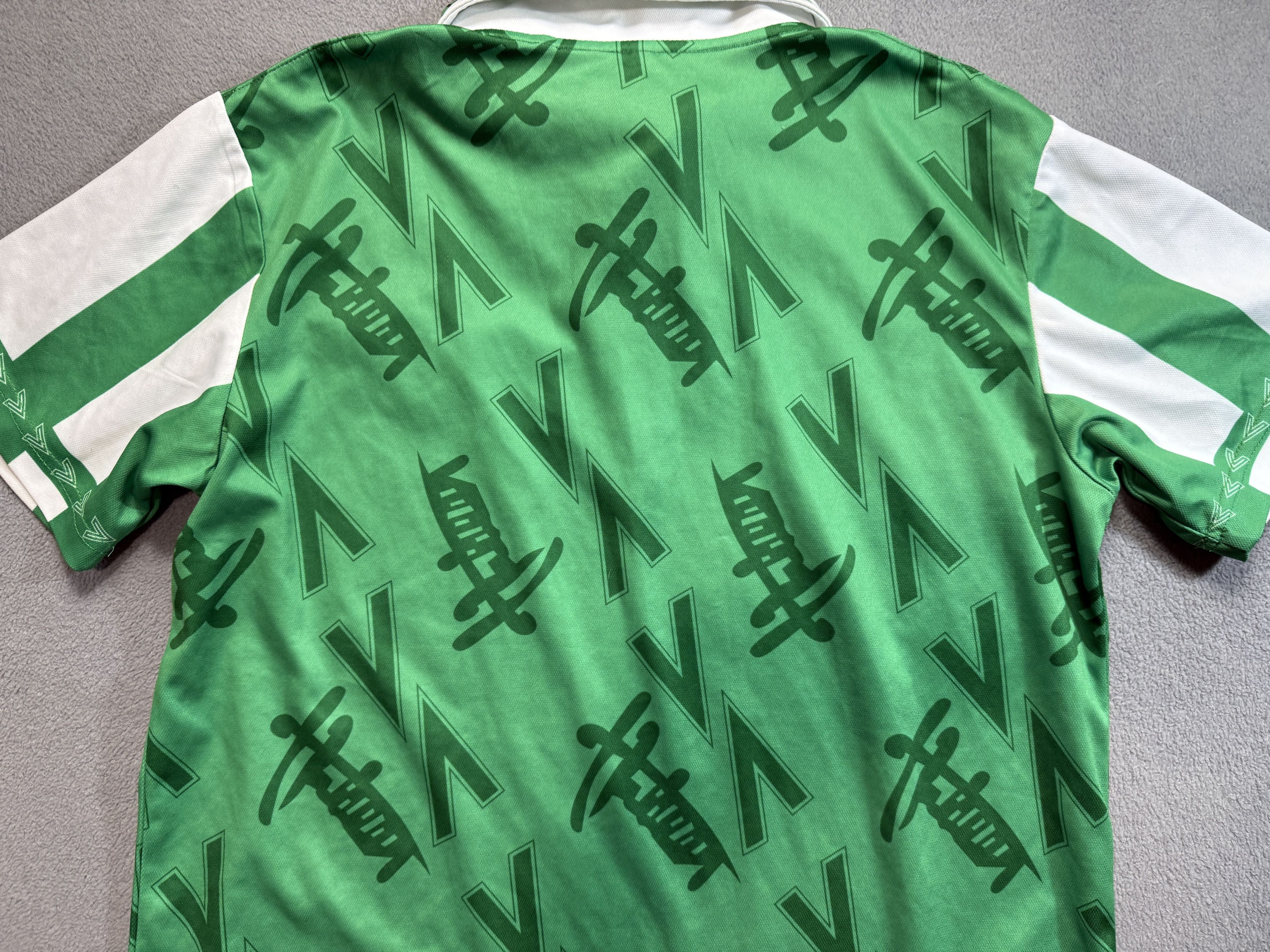 Vintage Mitre Hibernian Home jersey Green football shirt mens size S Size US S / EU 44-46 / 1 - 16 Thumbnail