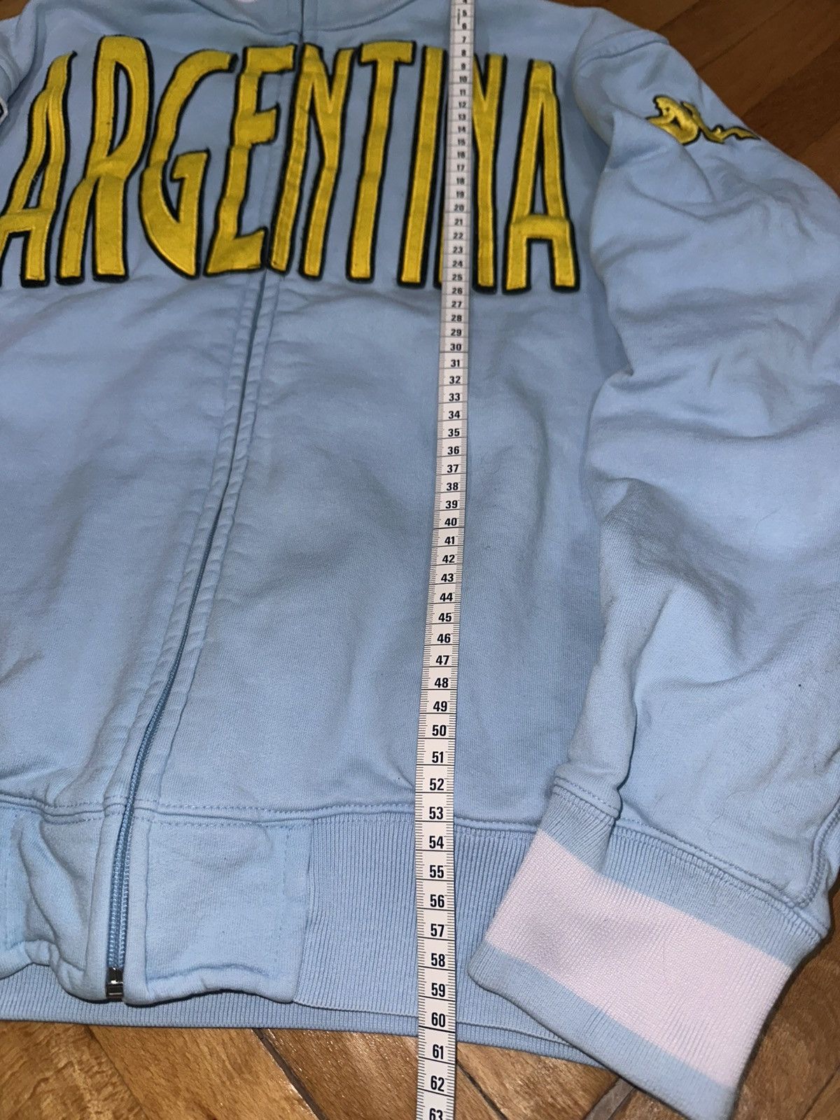 Kappa × Vintage Vintage Rare Kappa Argentina Zip Up Sweater Size US S / EU 44-46 / 1 - 3 Thumbnail
