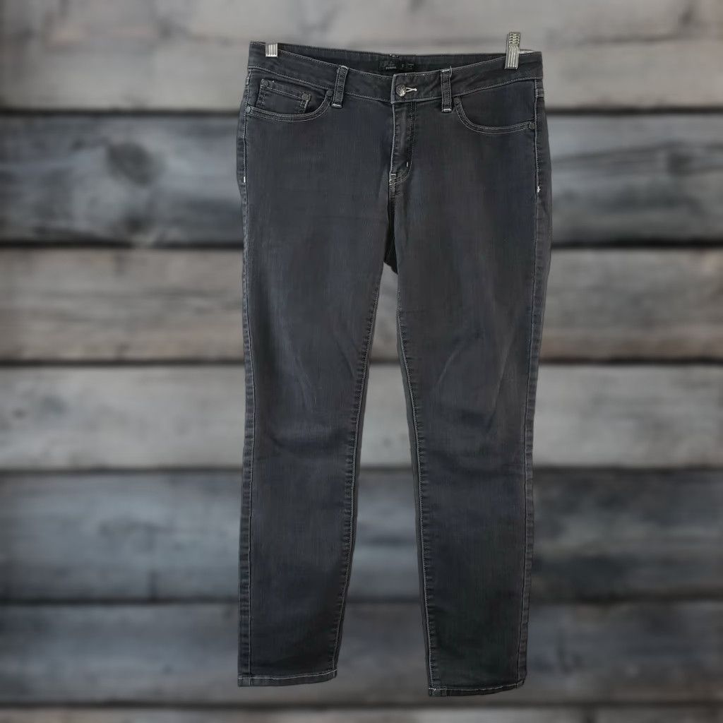 Prana Prana Womens Skinny Jeans Sz 8 Gray Mid Rise Jeans Size 30" / US 8 / IT 44 - 1 Thumbnail