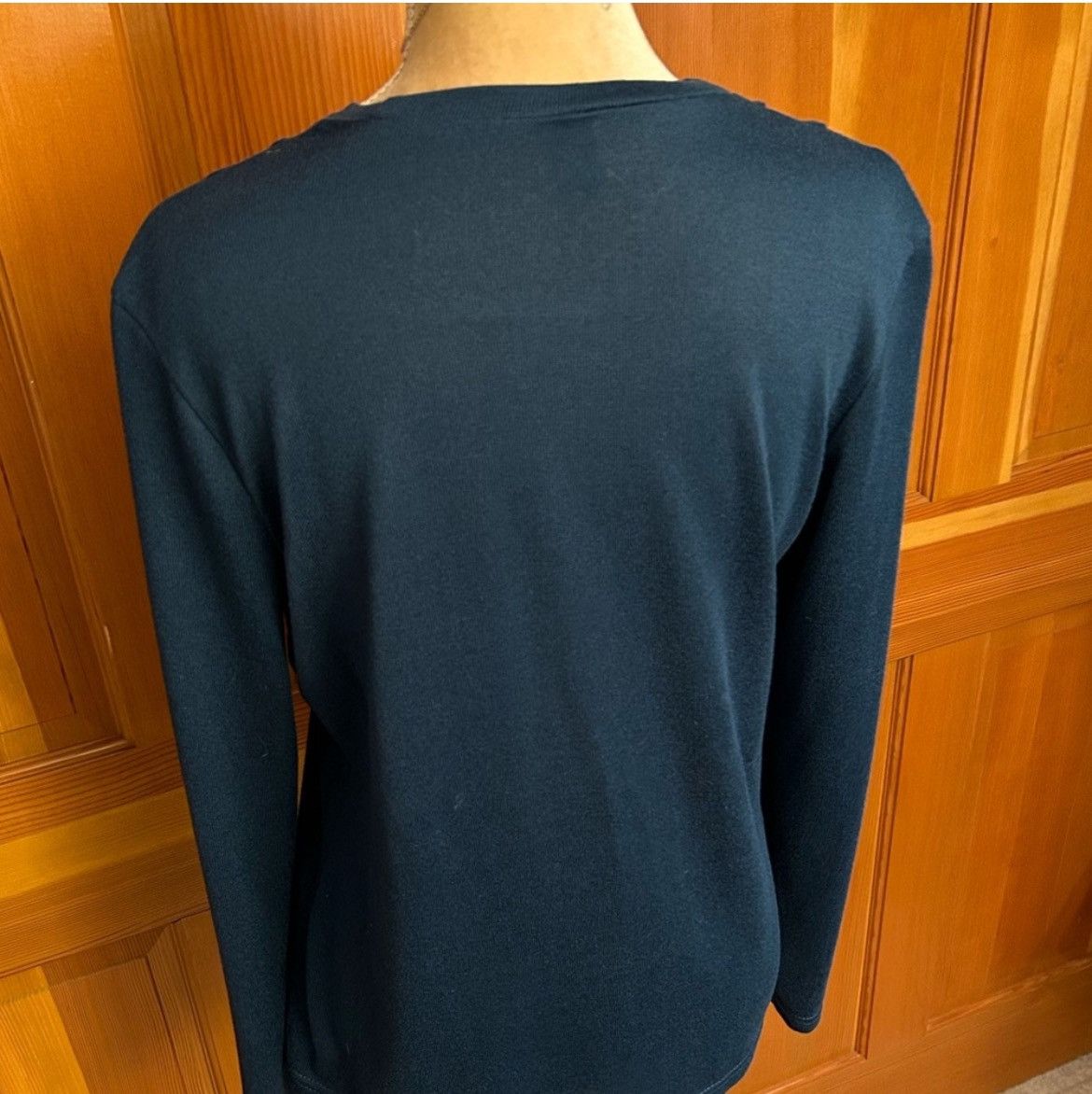 Designer × Other NWT, Lavishly Paris Women’s Teal Crewneck Size M / US 6-8 / IT 42-44 - 3 Thumbnail