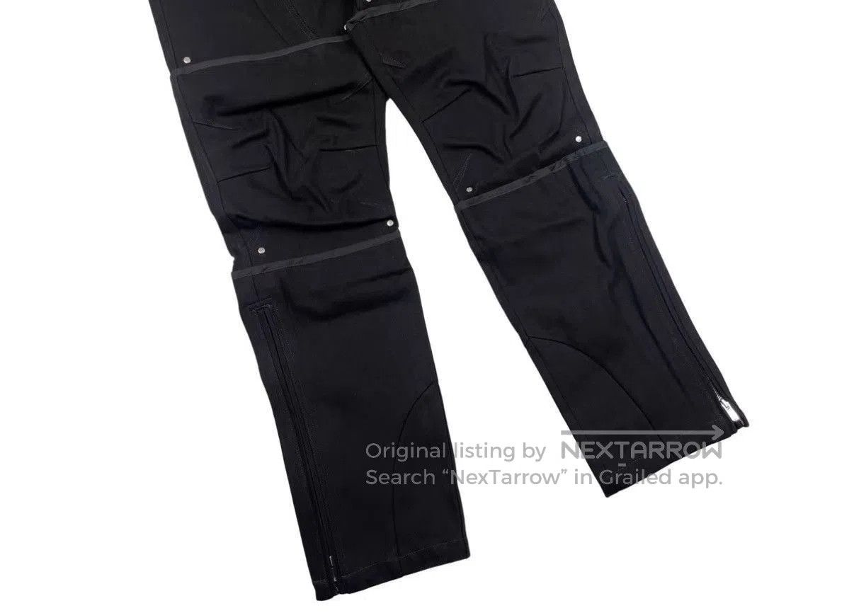 By Far Black Casual Pants with Zip Details - Size 32. Size US 32 / EU 48 - 4 Thumbnail