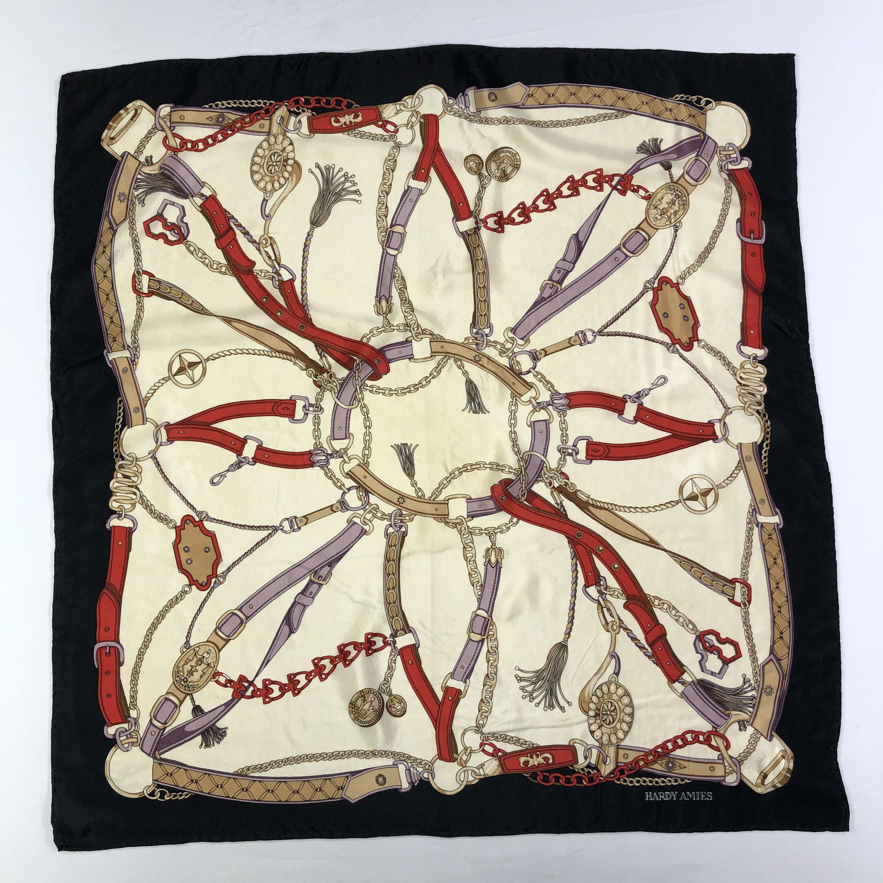 Hardy Amies Vintage Hardy Amies Silk Scarf Size ONE SIZE - 2 Thumbnail