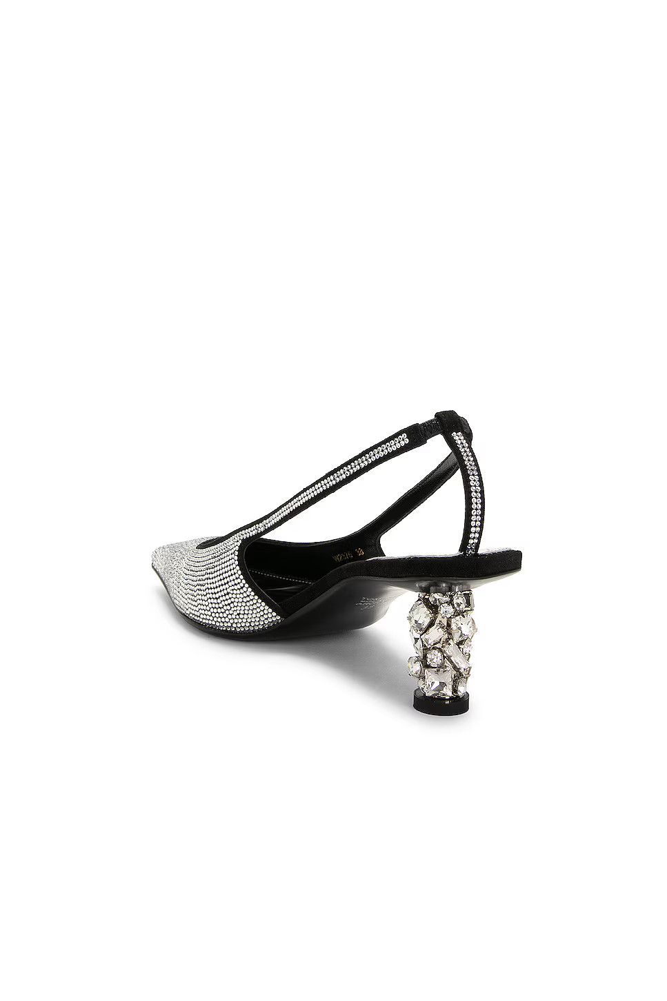 Tom Ford o1w1db11224 W2375 Slingback Pump in Silver Size US 8 / IT 38 - 3 Thumbnail