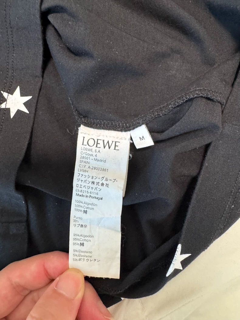 Loewe LOEWE Black Star short-sleeved T-shirt Size M / US 6-8 / IT 42-44 - 4 Thumbnail