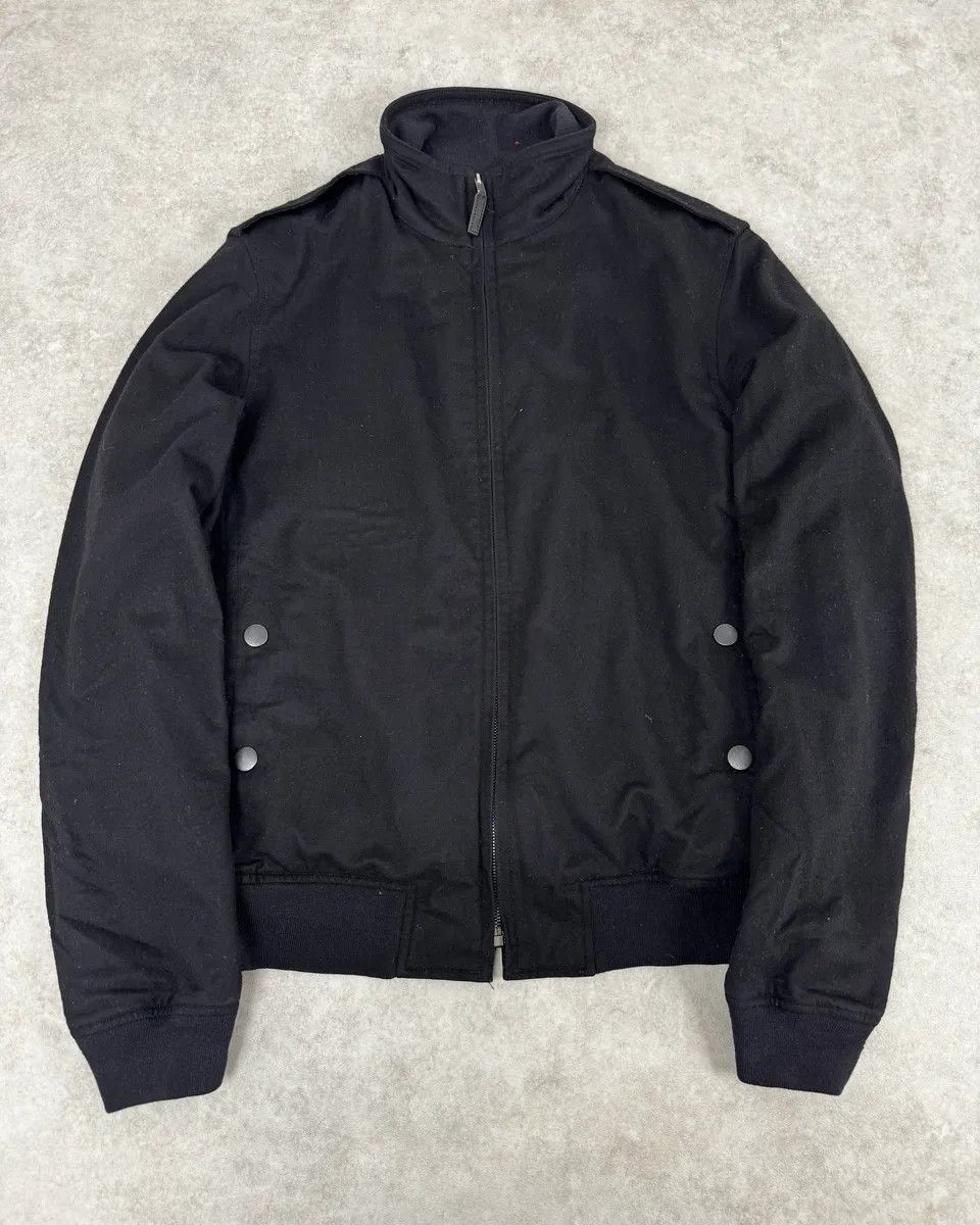 Gucci 2000s Gucci Black Wool Bomber Jacket by Tom Ford Size US M / EU 48-50 / 2 - 1 Thumbnail