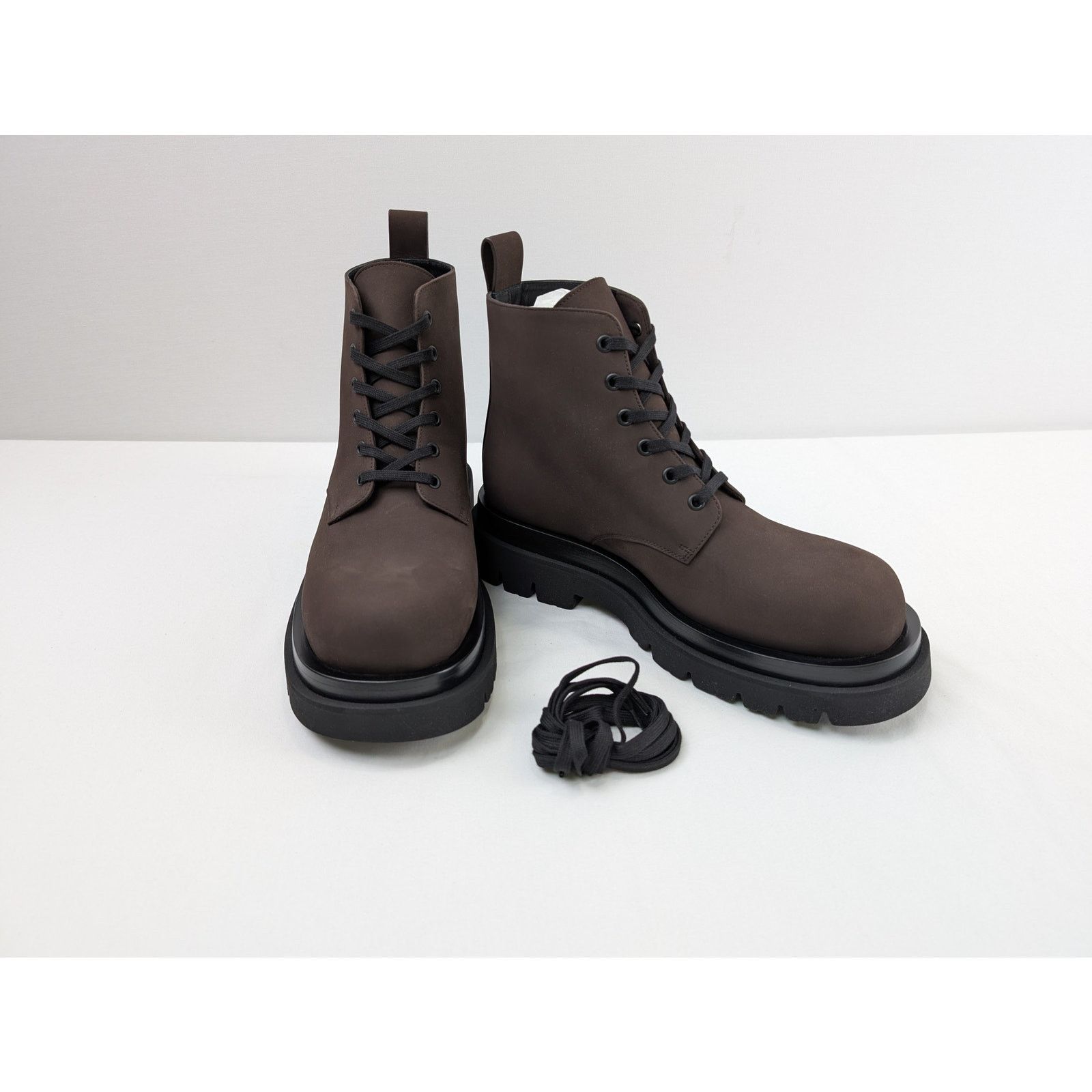 Bottega Veneta o1rshd1 Provv NAbuck Oil Ankle Boot Leather in Coffee Size US 8 / EU 41 - 12 Thumbnail