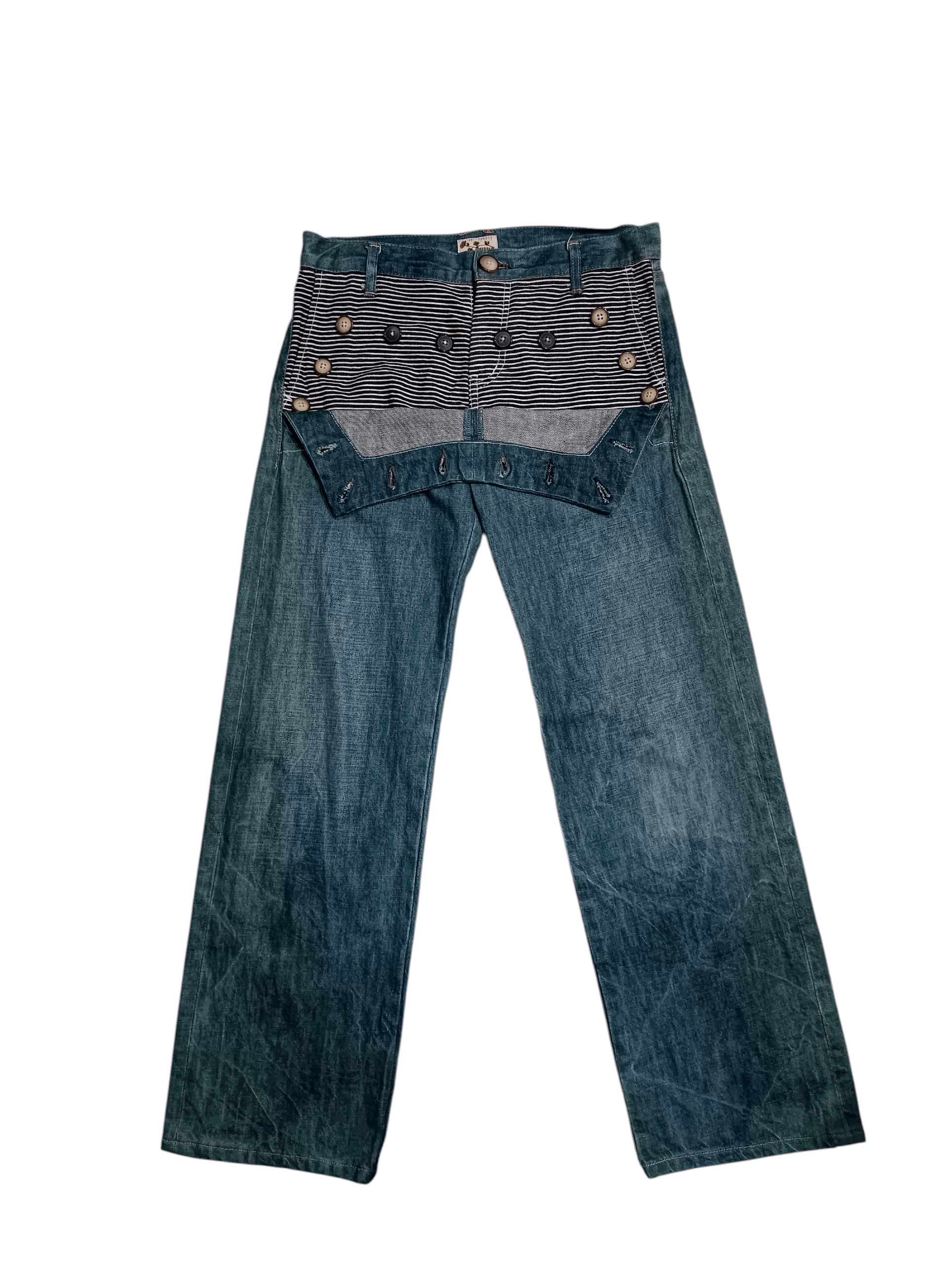 Other Deep Blue Clown Hickory Pants Denim Size 30" / US 8 / IT 44 - 3 Thumbnail