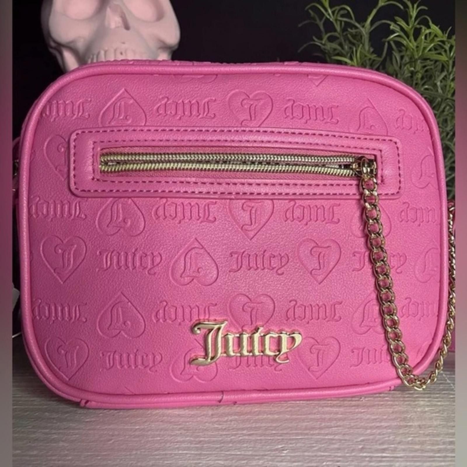 Juicy Couture Juicy Couture Chain Up Camera Crossbody Pink Purse​​ Size ONE SIZE - 1 Thumbnail