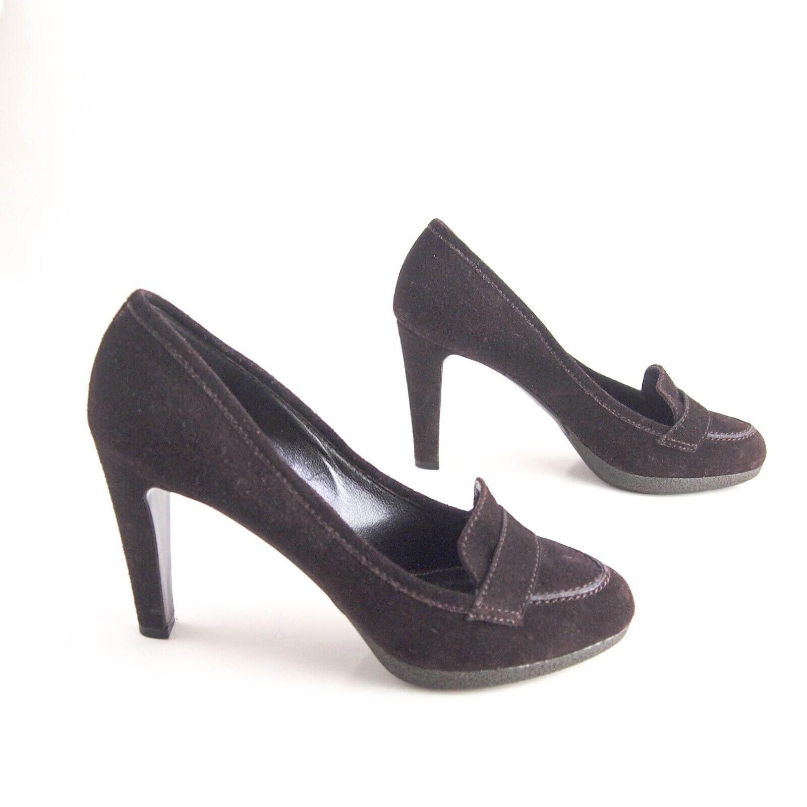 Sergio Rossi Sergio Rossi Heels Pump Brown Suede Womens US 7.5 EU 37.5 Size US 7.5 / IT 37.5 - 5 Thumbnail