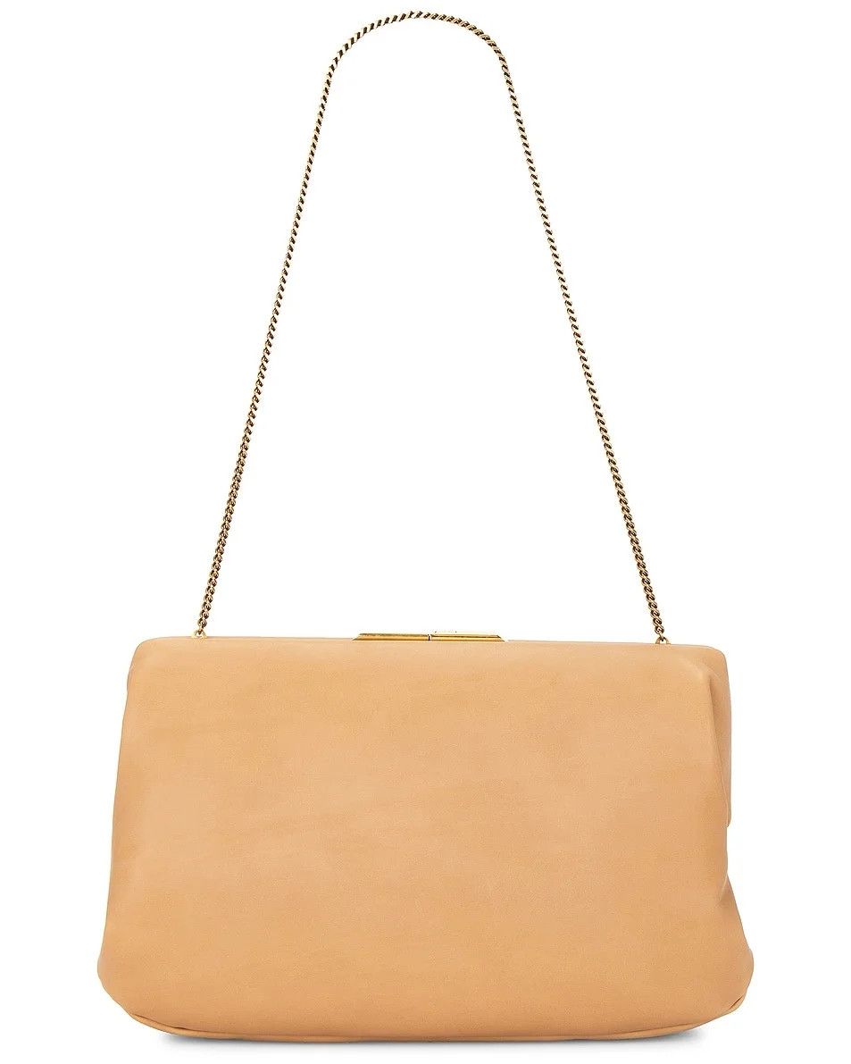 Saint Laurent Paris o1w1db10526 807822 Size: OS / Large Clutch in Natural Size ONE SIZE - 3 Thumbnail