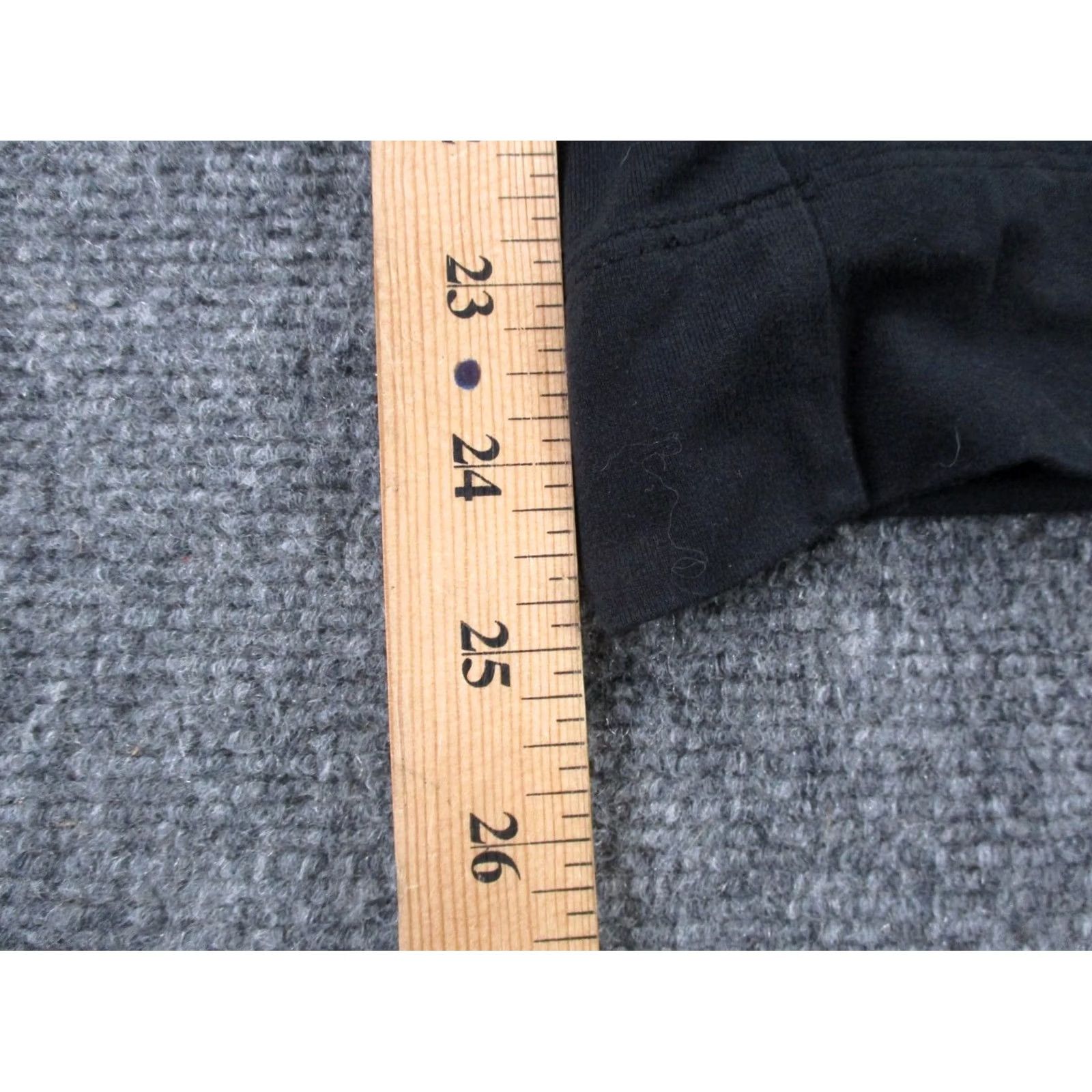 Vintage Peruvian Connection Pants Womens 26 Black Wide Leg Lounge Stretch Flowy Flare Pants Size 26" / US 2 / IT 38 - 4 Thumbnail