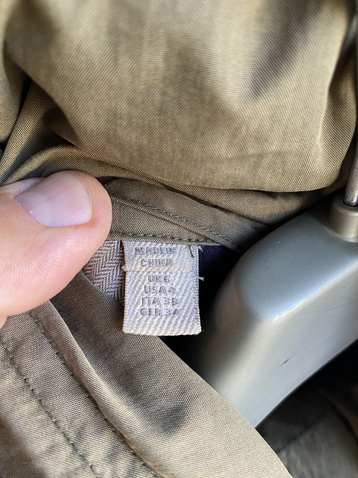 Burberry Burberry Brit Jacket Khaki Double-Breasted Belted Trench Size XS / US 0-2 / IT 36-38 - 12 Thumbnail