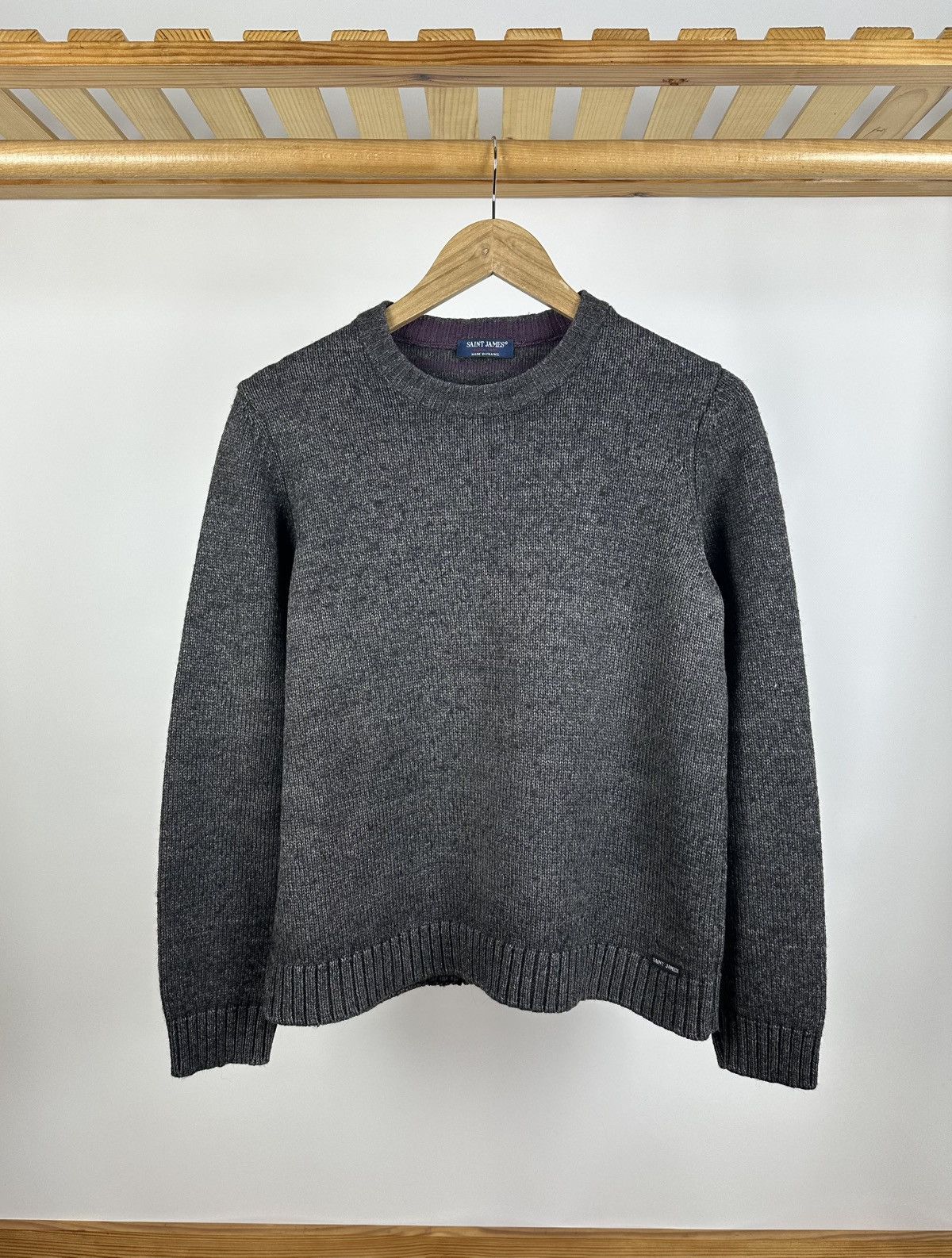 Saint James Vintage Saint James Wool Sweater Knitwear Size US S / EU 44-46 / 1 - 1 Thumbnail