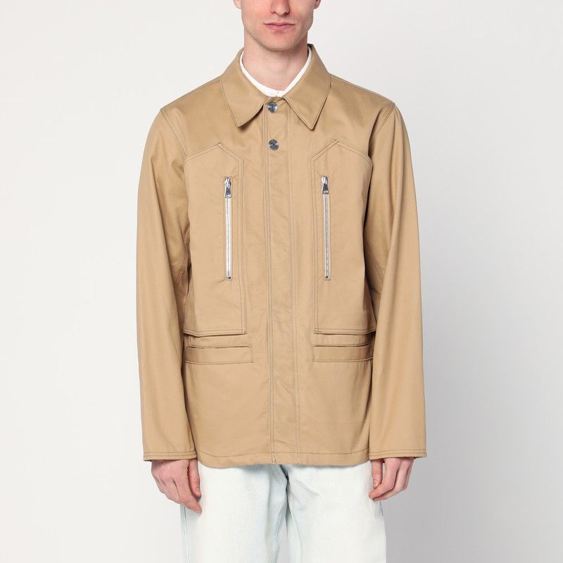 Namacheko Namacheko Beige Overshirt Jacket In Cotton Size US M / EU 48-50 / 2 - 1 Thumbnail
