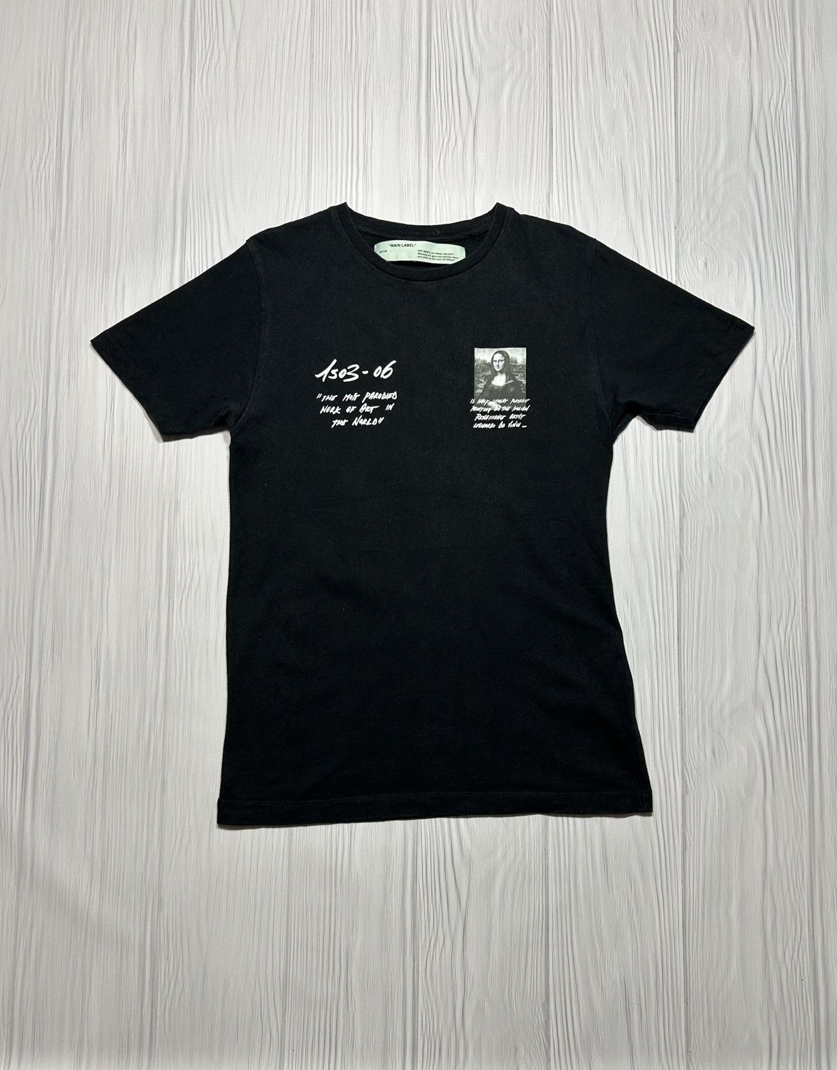 Off-White Off-White Mona Lisa T-Shirt Size S Size US S / EU 44-46 / 1 - 11 Thumbnail