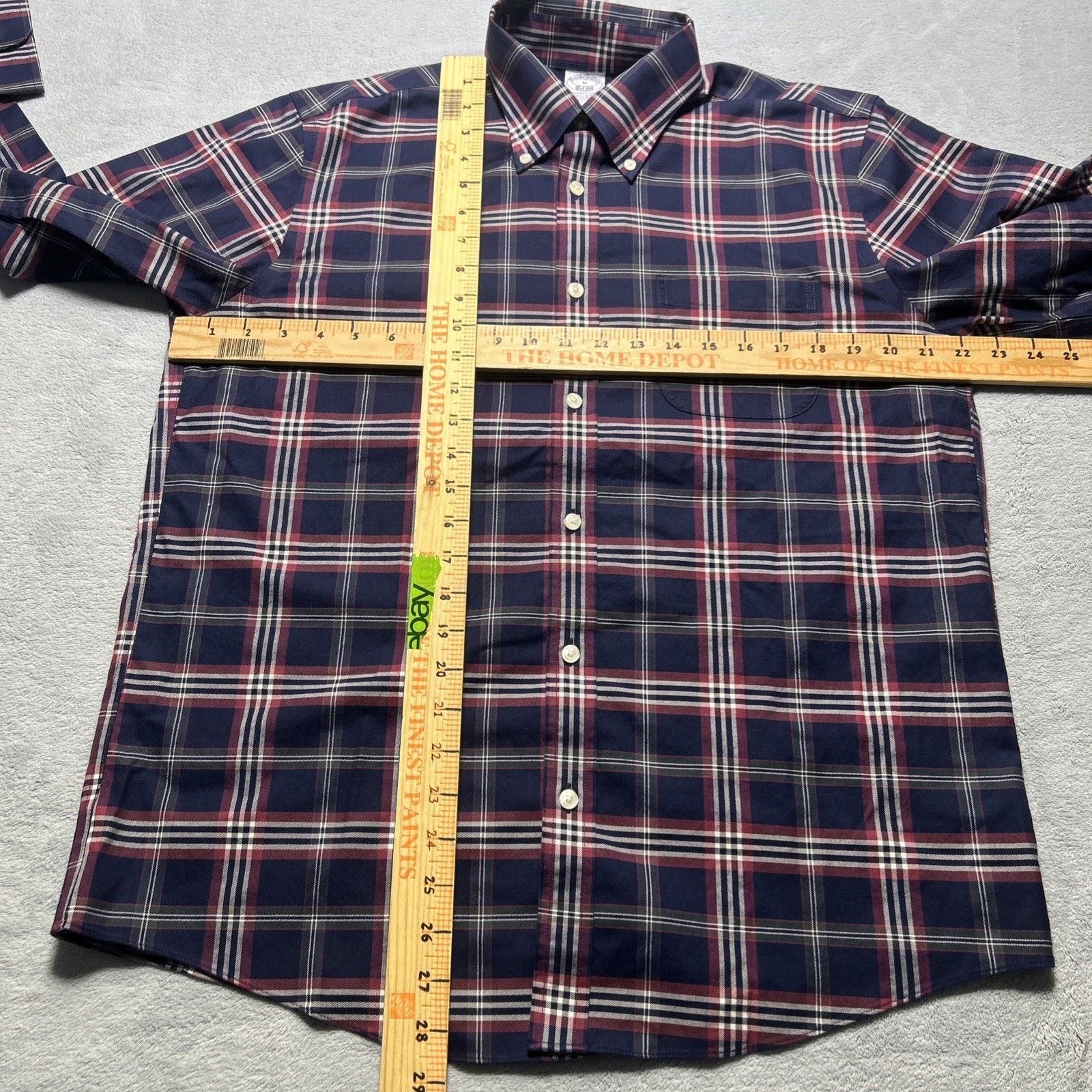 Brooks Brothers Brooks Brothers Flannel Button Shirt Medium Pocket Oxford Size US M / EU 48-50 / 2 - 8 Thumbnail
