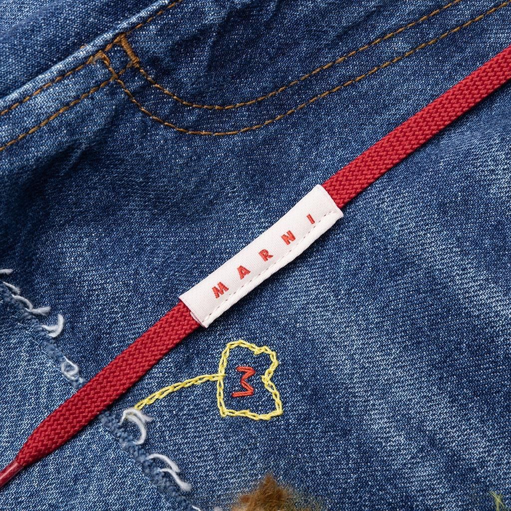 Marni Marni Jeans With Mohair Patches - Iris Blue Size US 34 / EU 50 - 8 Thumbnail