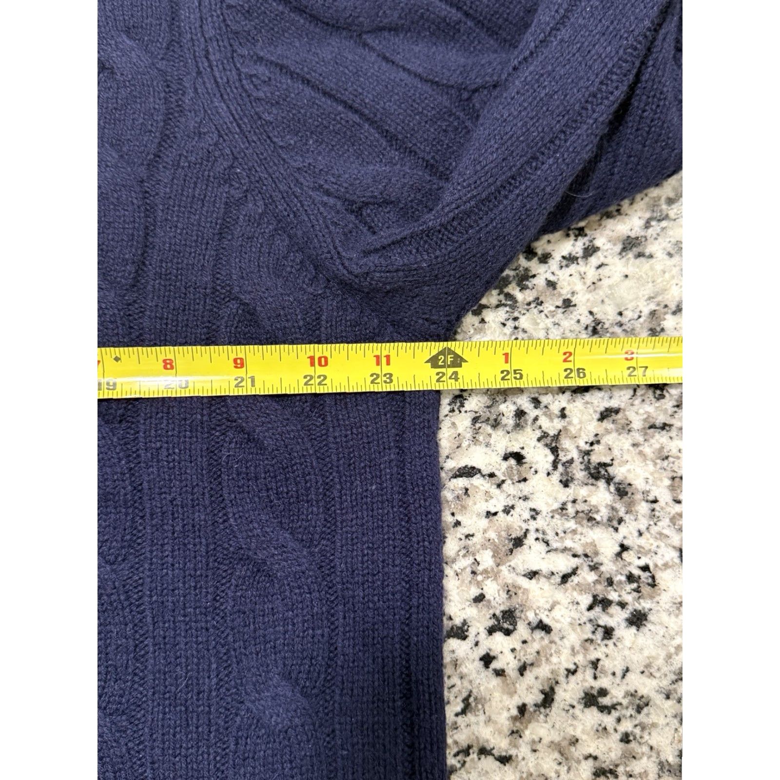 Charles Tyrwhitt NWOT Charles Tyrwhitt Chunky Cable Knit Cardigan 100% Geelong Lambswool XL Blue Size US XL / EU 56 / 4 - 3 Thumbnail
