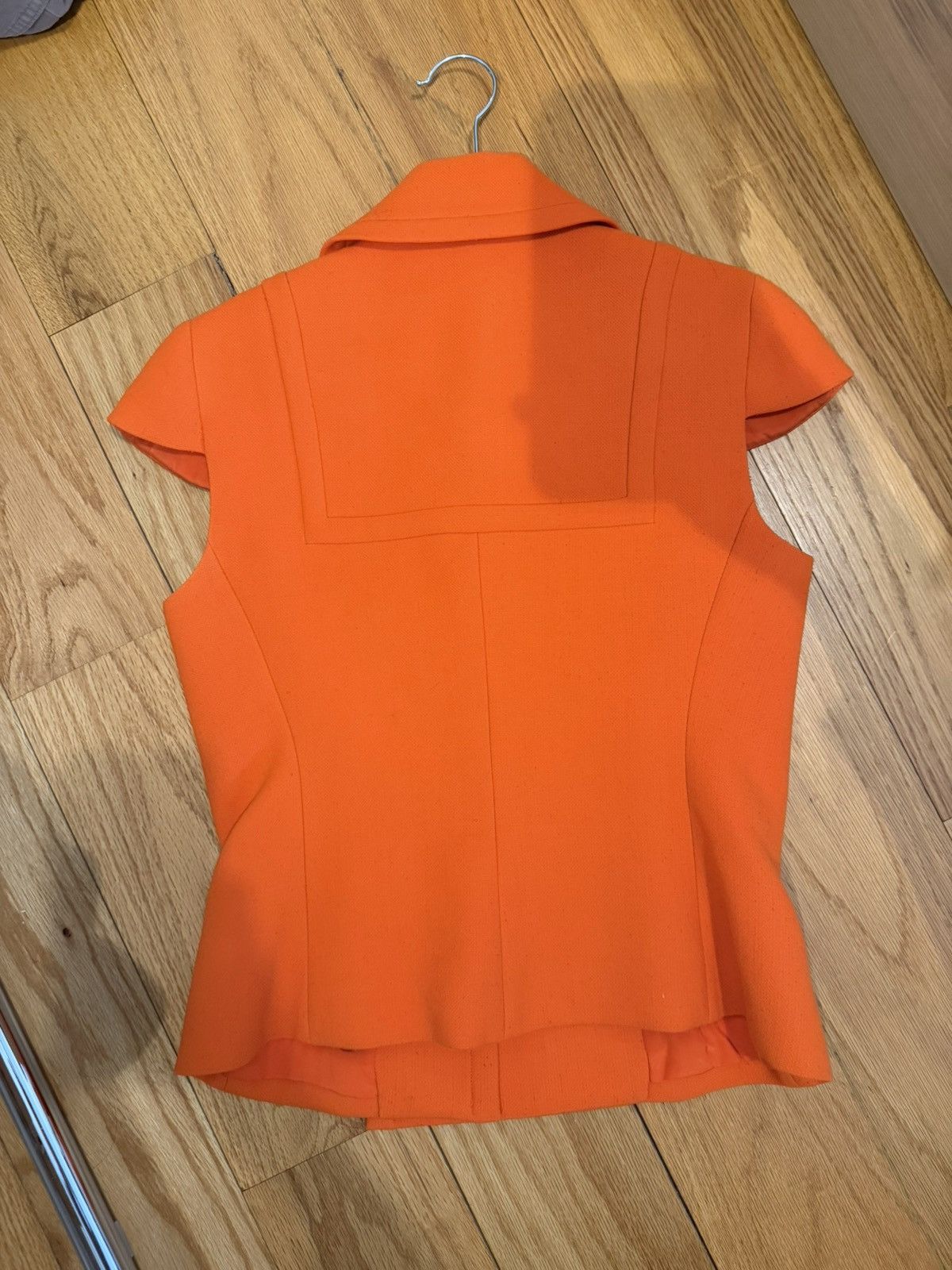 Prada Prada FW 2001 Orange Runway Top Size S / US 4 / IT 40 - 4 Thumbnail