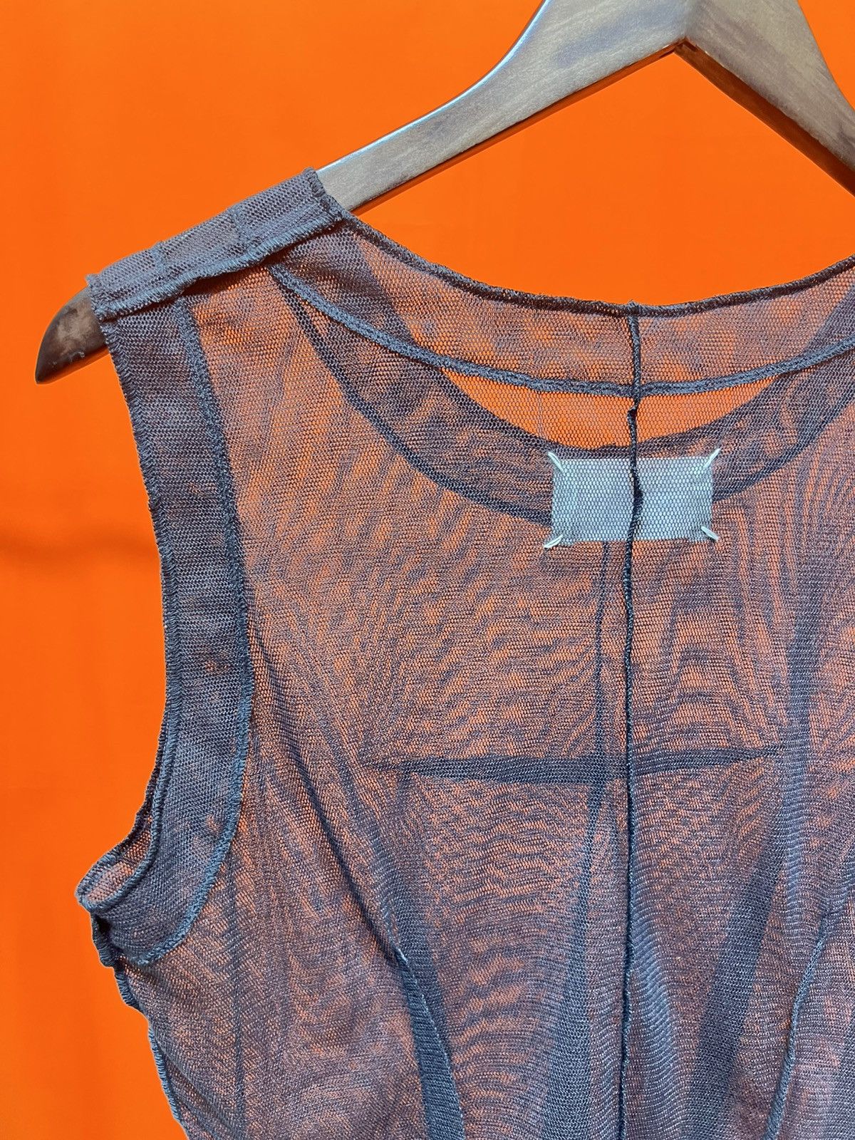 Maison Margiela MARGIELA ARCHIVES P/E 1991 cotton tulle long darted top Size M / US 6-8 / IT 42-44 - 4 Thumbnail