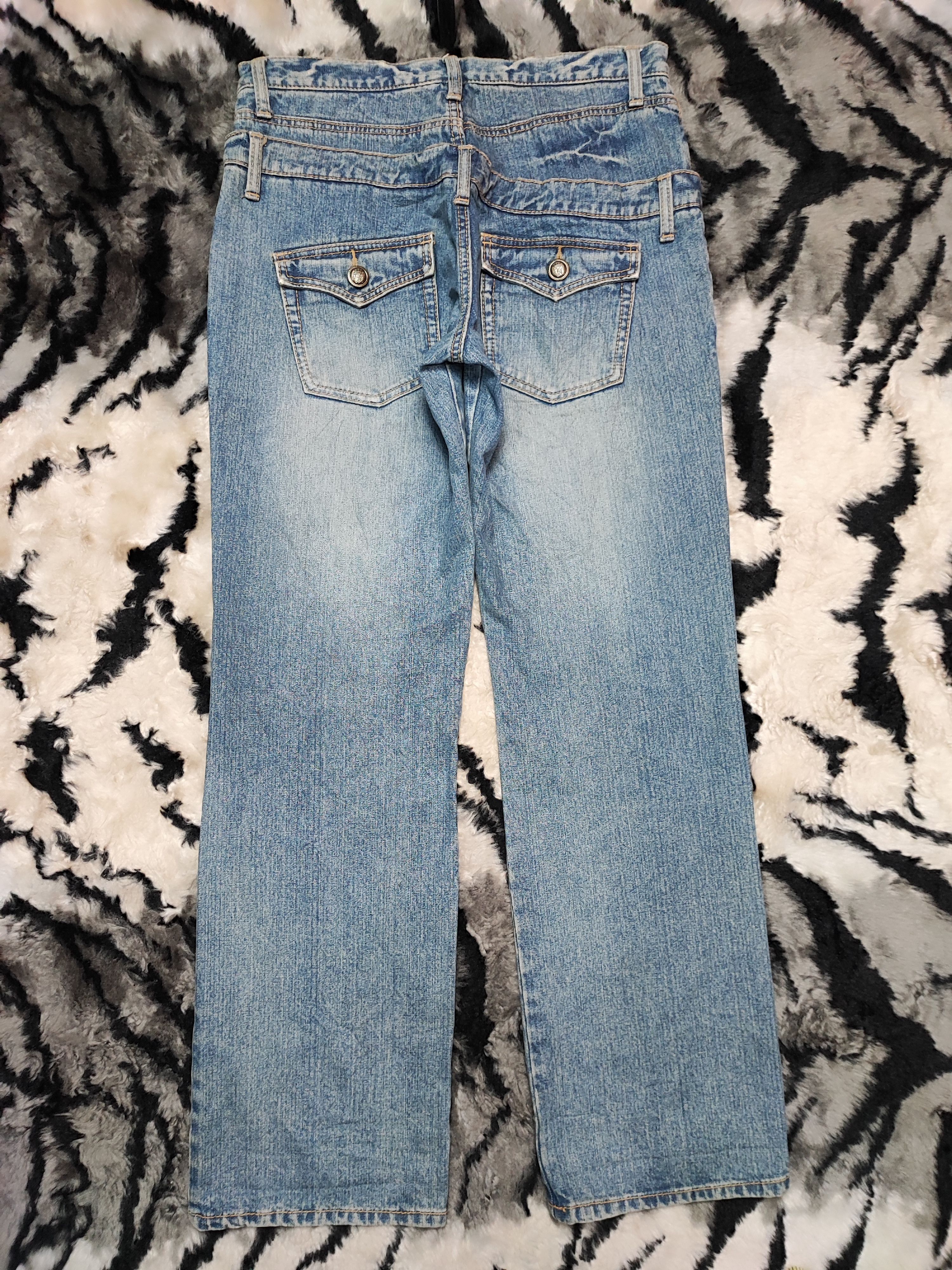 Number (N)ine Daily Topics Double Waist Thrashed Distressed ERD Grunge Size US 32 / EU 48 - 12 Thumbnail