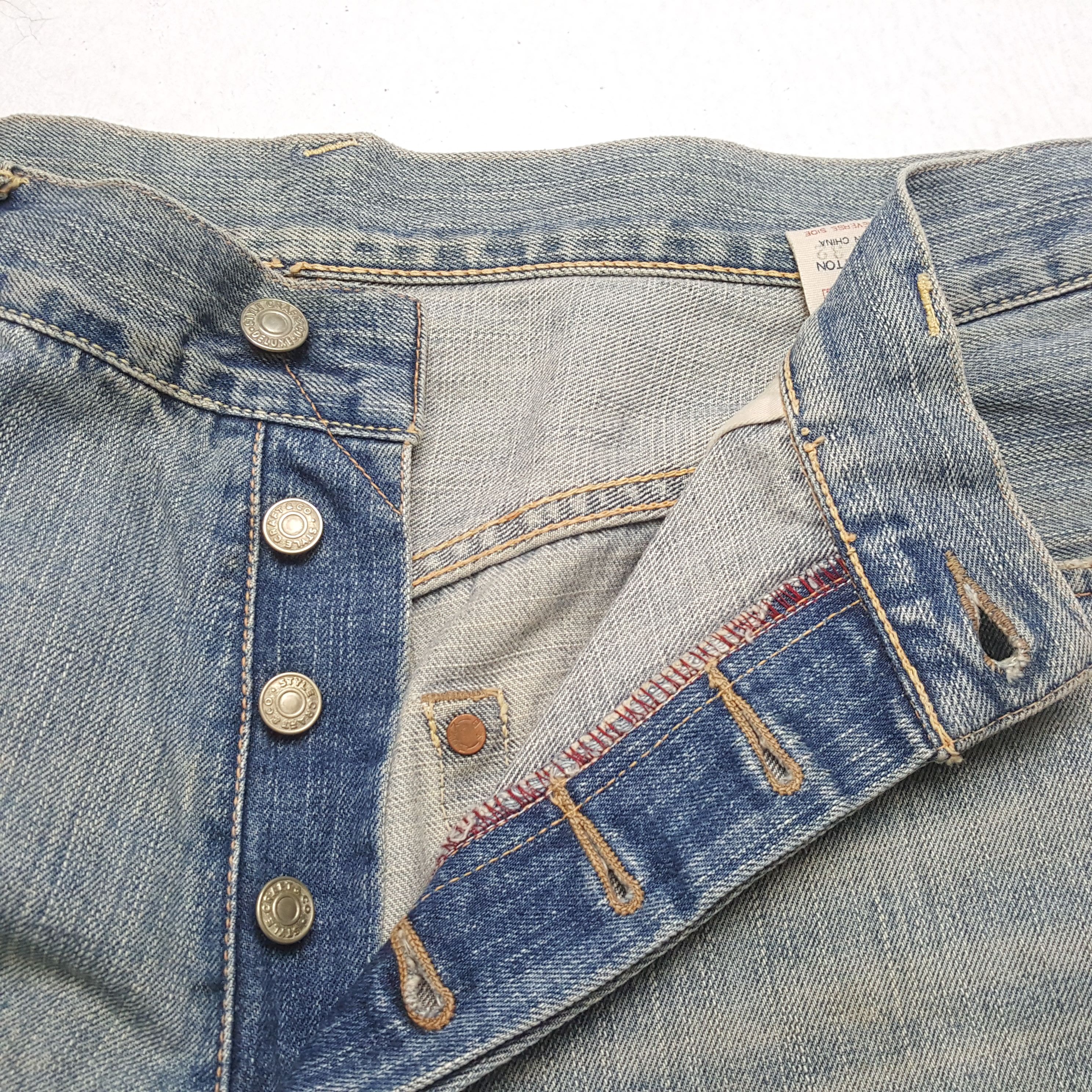 Evisu × Japanese Brand × Vintage Vintage EVISU Japanese Brand Daicock Custom Style Jeans Size US 32 / EU 48 - 12 Thumbnail