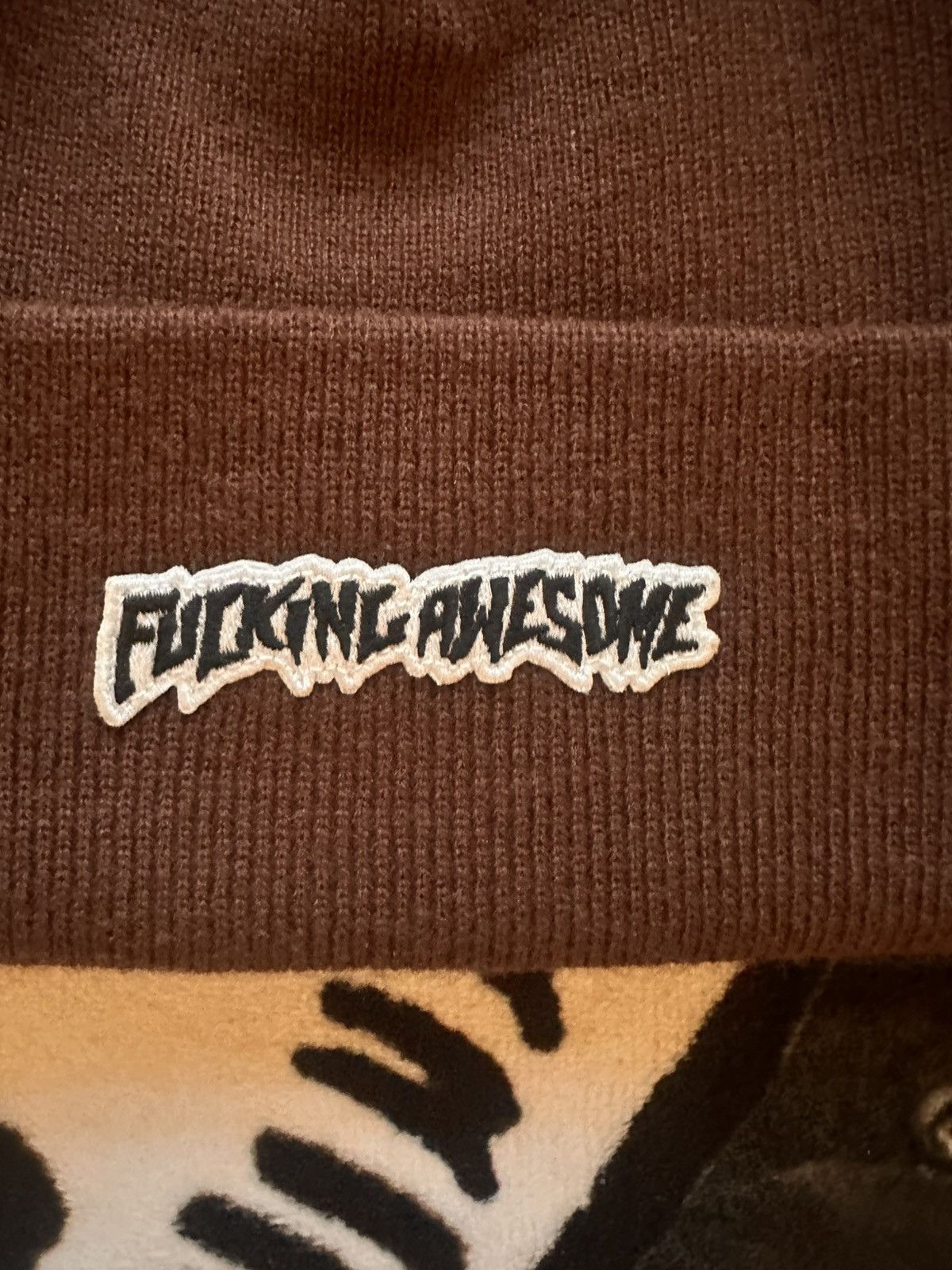 Fucking Awesome Fucking Awesome Little Stamp Cuff Beanie Size ONE SIZE - 2 Thumbnail