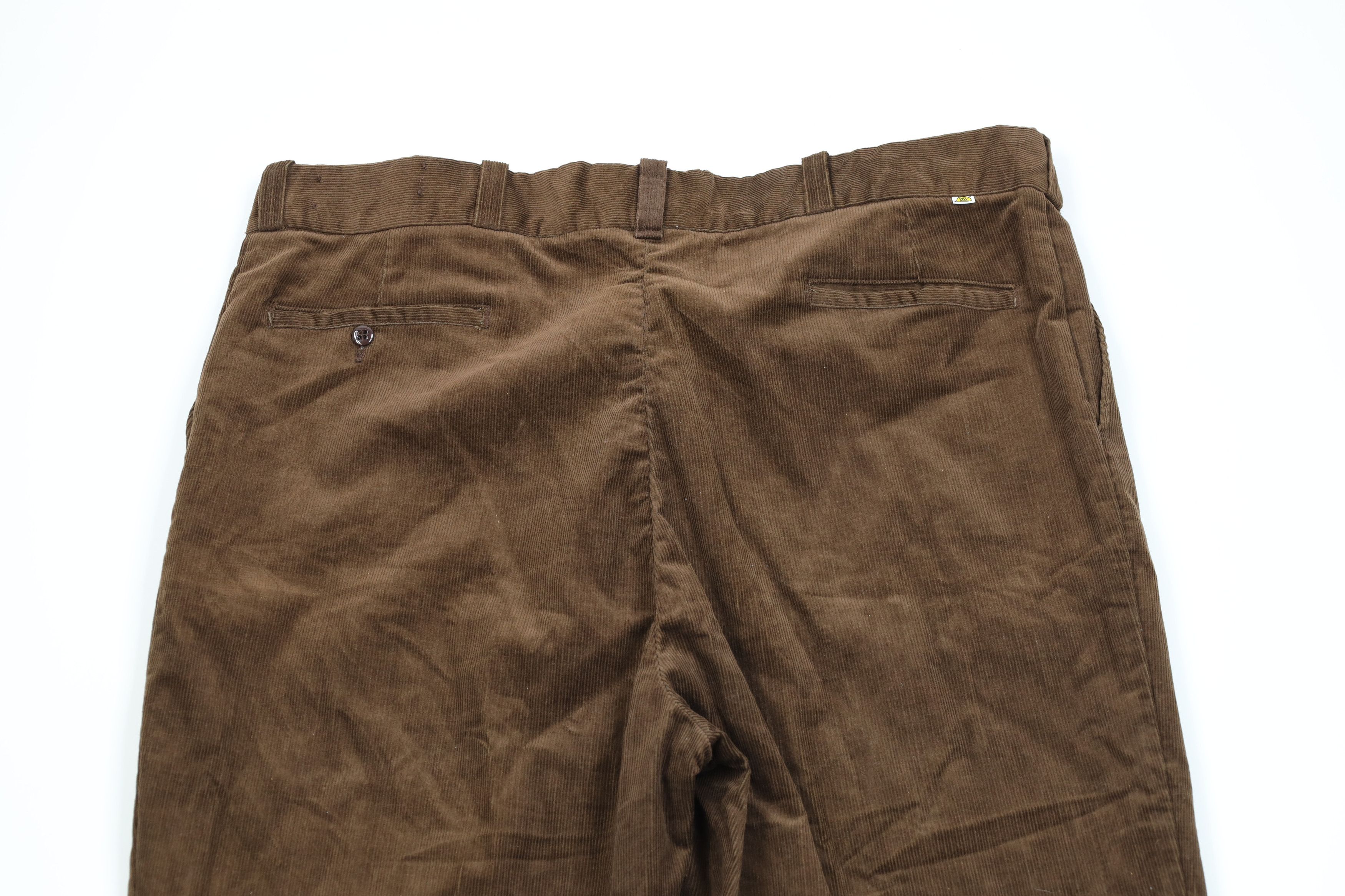 Big Mac Vintage 60s 70s Big Mac Wide Leg Corduroy Chino Pants USA Size US 42 / EU 58 - 8 Thumbnail