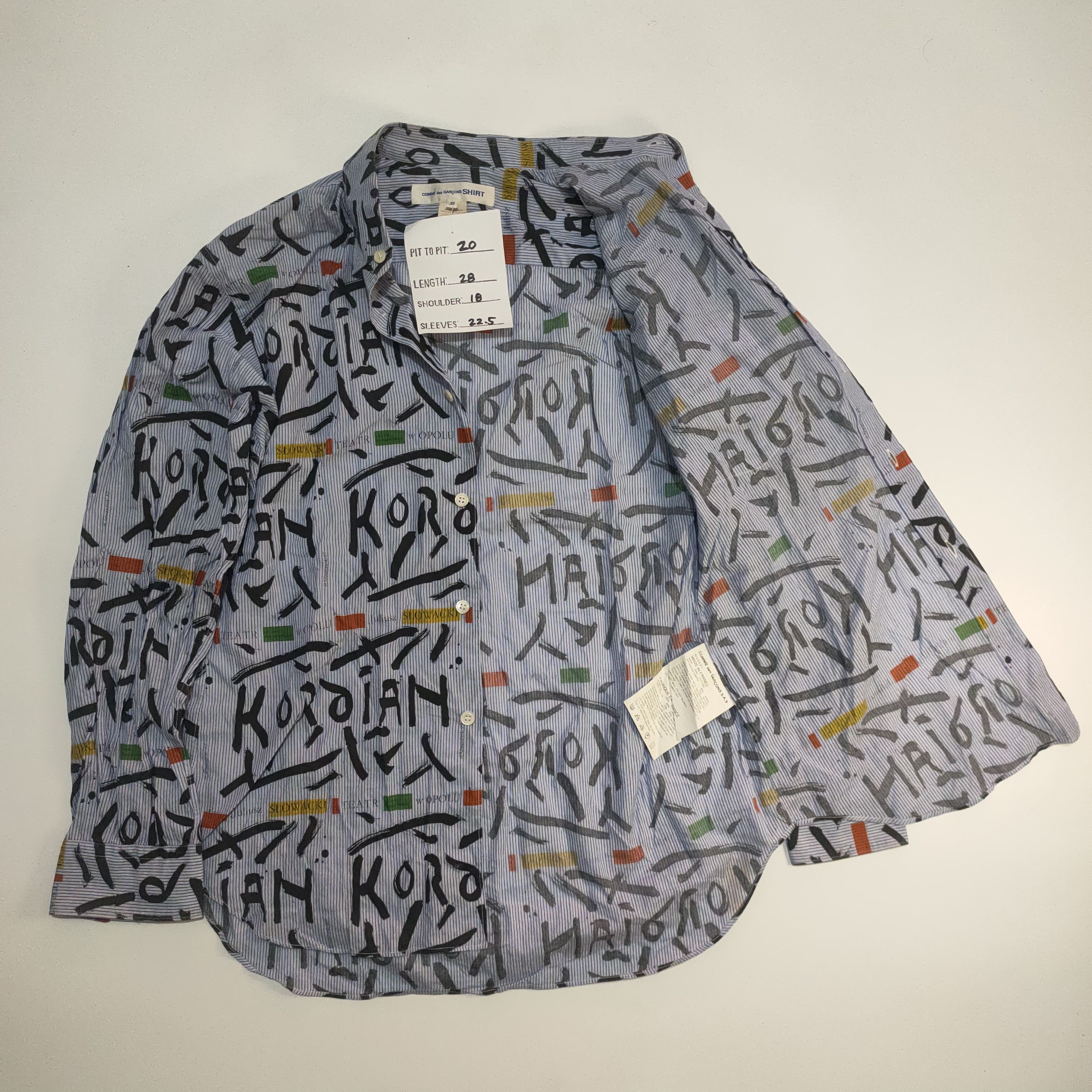 Comme des Garcons Comme des Garçons button down shirt homage Juliusz Slowacki Size US XS / EU 42 / 0 - 7 Thumbnail