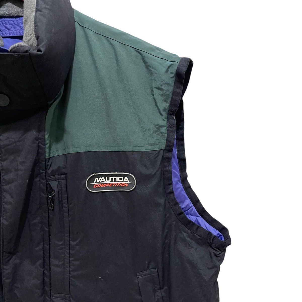Nautica Vintage NAUTICA Competition Reversible Puffer Outdoor Vest Size US L / EU 52-54 / 3 - 12 Thumbnail