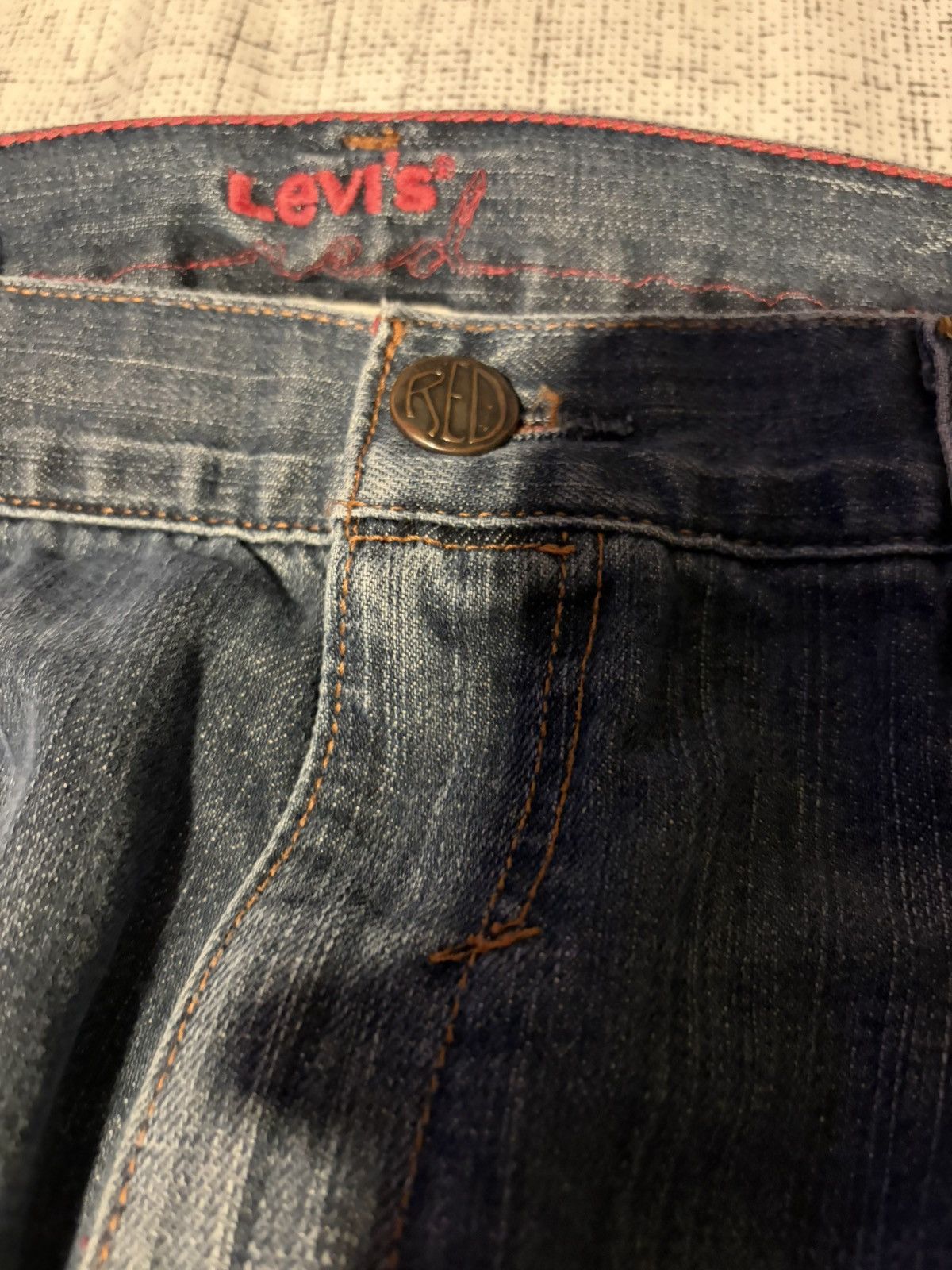 Levi's levis RED jeans Size US 30 / EU 46 - 7 Thumbnail
