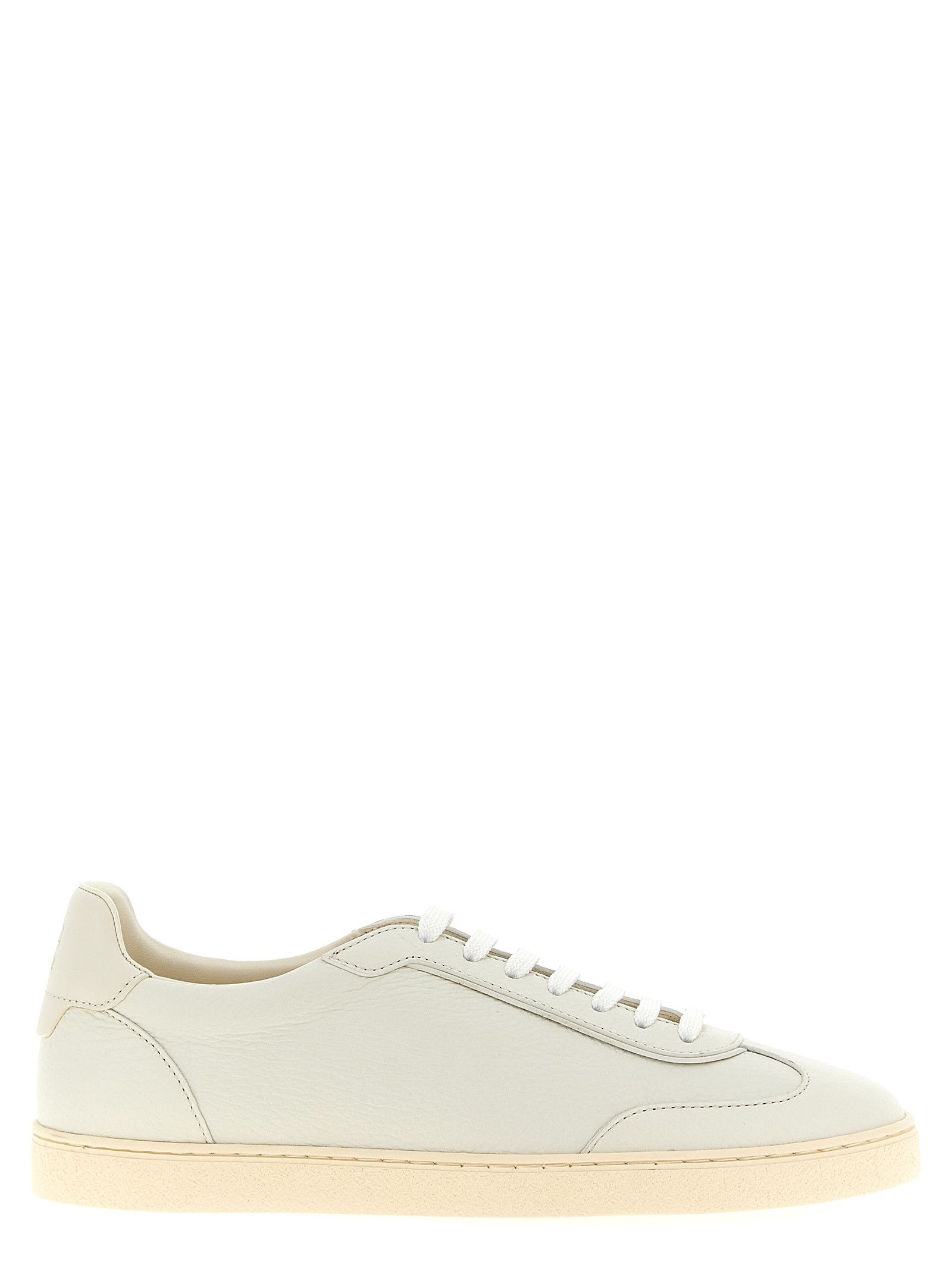Brunello Cucinelli Deer Leather Sneakers Size US 10 / EU 43 - 1 Thumbnail