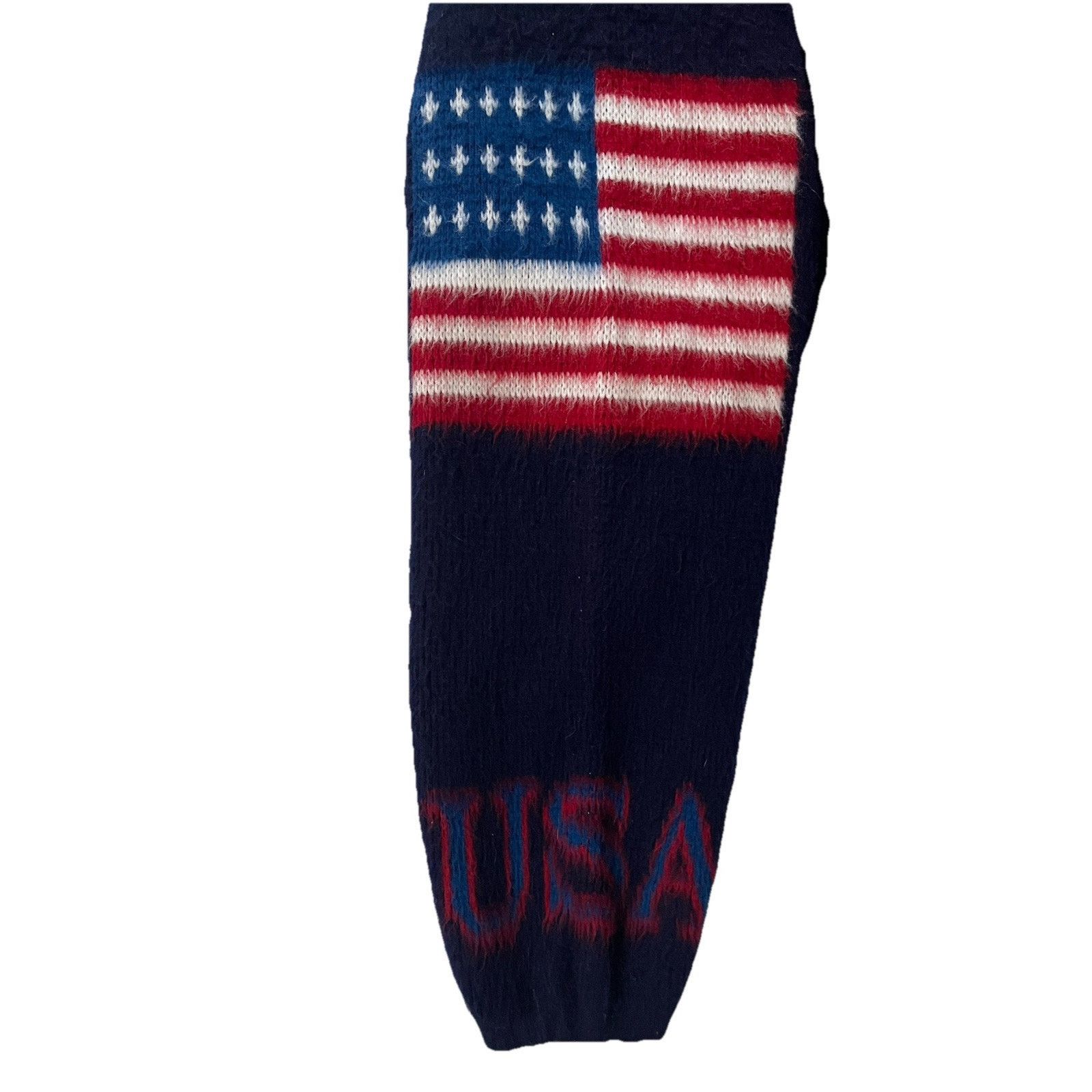 Other Vintage Tejidos Ruminahui Full Zip Hooded Navy Blue USA Flag Size US L / EU 52-54 / 3 - 7 Thumbnail