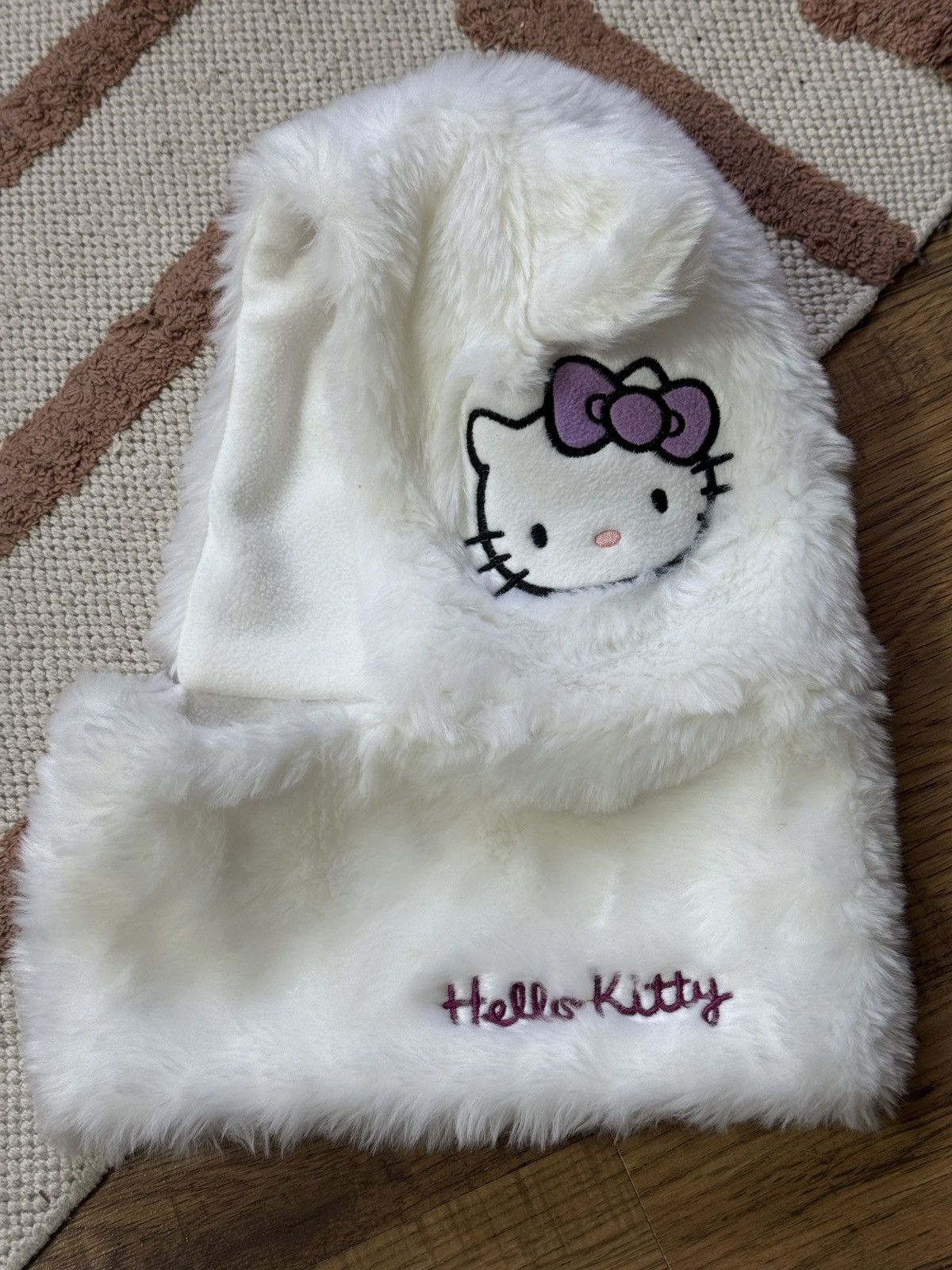 Cartoon Network CUTE HELLO KITTY MOHAIR Y2K BALACLAVA MASK Size ONE SIZE - 2 Thumbnail
