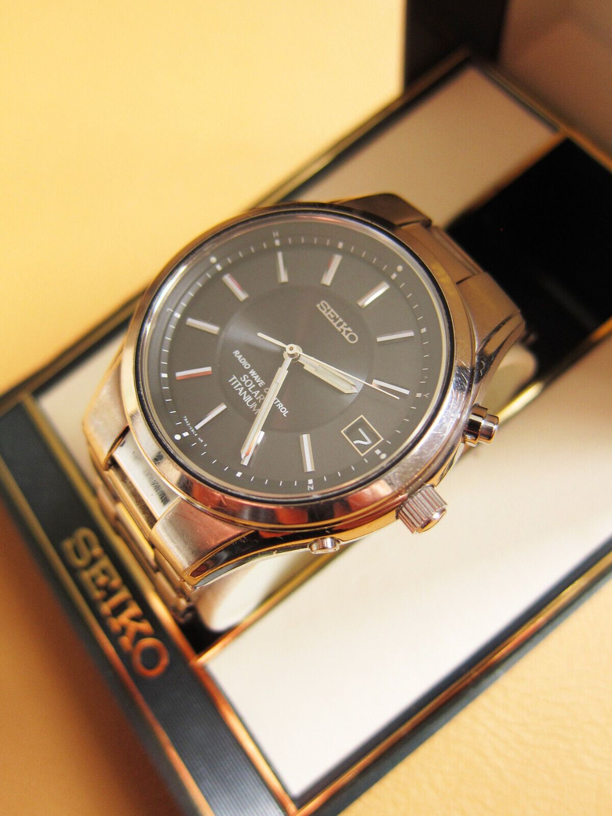 Seiko SEIKO 7B42-0AN0 Solar RadioWave Control Titanium Men's Watch Size ONE SIZE - 3 Thumbnail