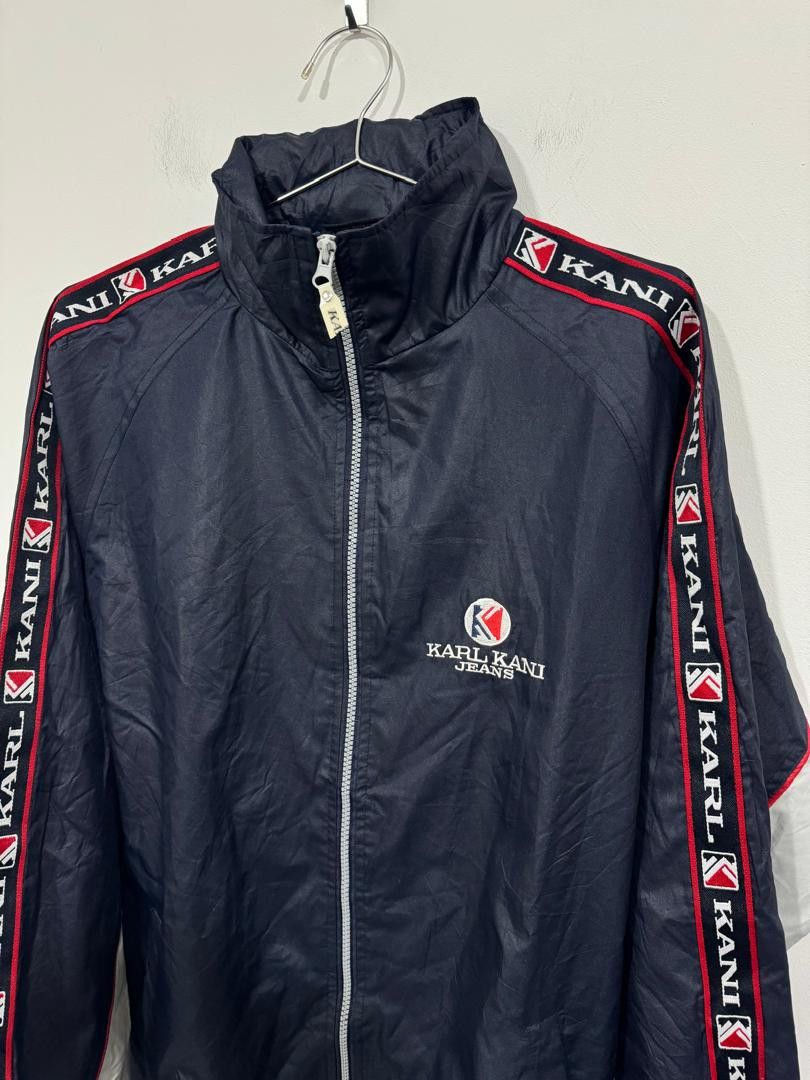 Karl Kani × Vintage Vintage 90s Karl Kani Backhit Oversized Light Jacket Size US L / EU 52-54 / 3 - 2 Thumbnail