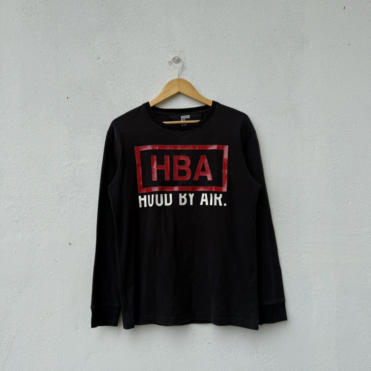 Pre-owned Hood By Air Playboi Carti Hba Longsleeve Tee Shirt In Black