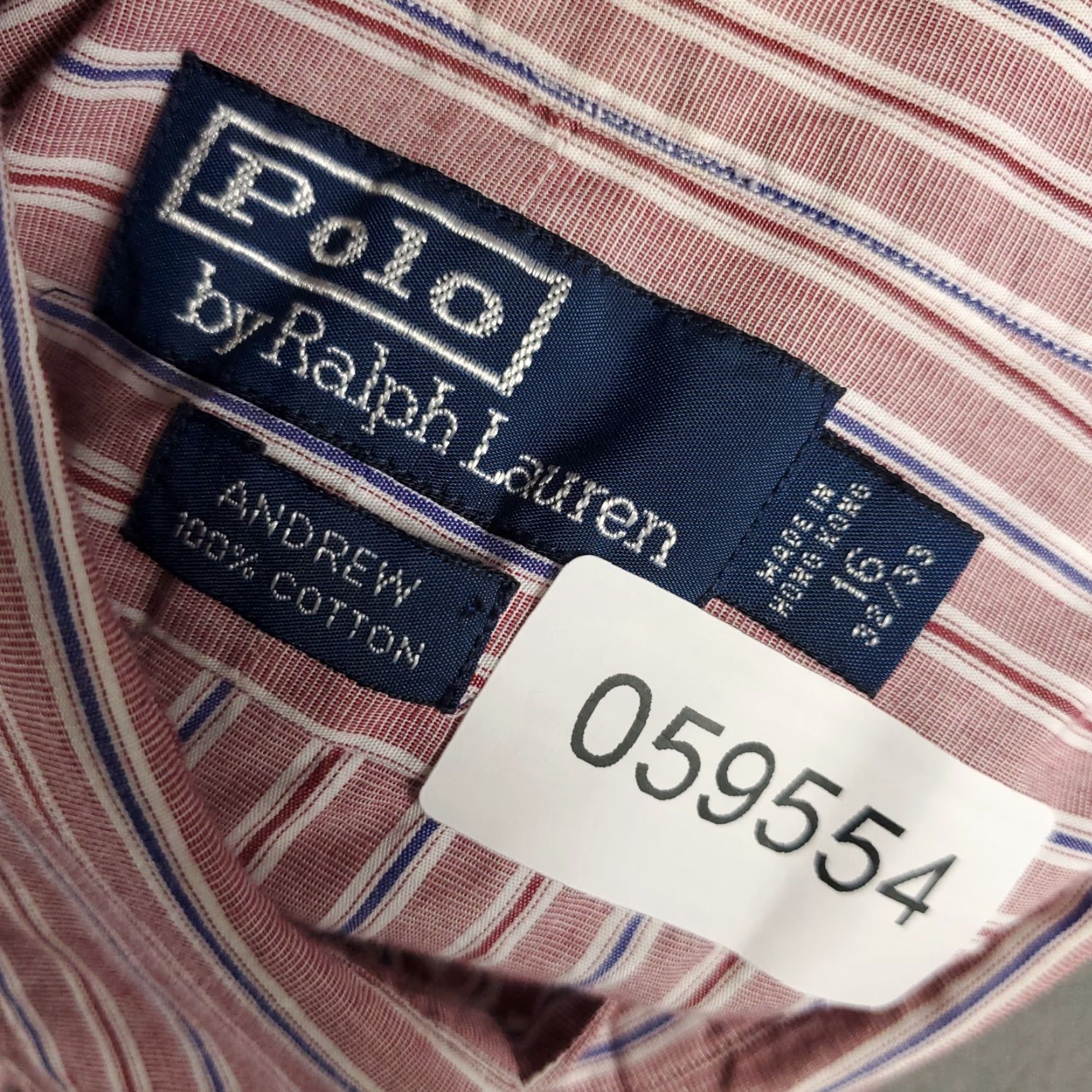 Ralph Lauren Ralph Lauren Dress Shirt Mens 16 Red Striped Long Sleeve Button Up Classic Casual Size 42R - 8 Thumbnail