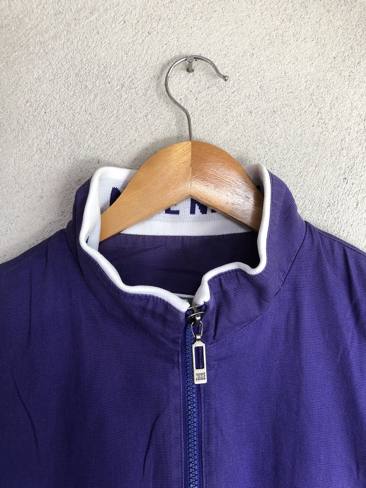 Japanese Brand × Nike × Vintage Crazy Vintage 90s Nike Just Do It Fullzipper Jacket Size US XXL / EU 58 / 5 - 2 Thumbnail