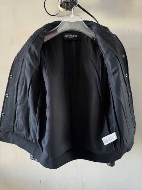 Balmain Bomber by Christophe D for Balmain rock coll 2011/12 Size US XXS / EU 40 - 8 Thumbnail